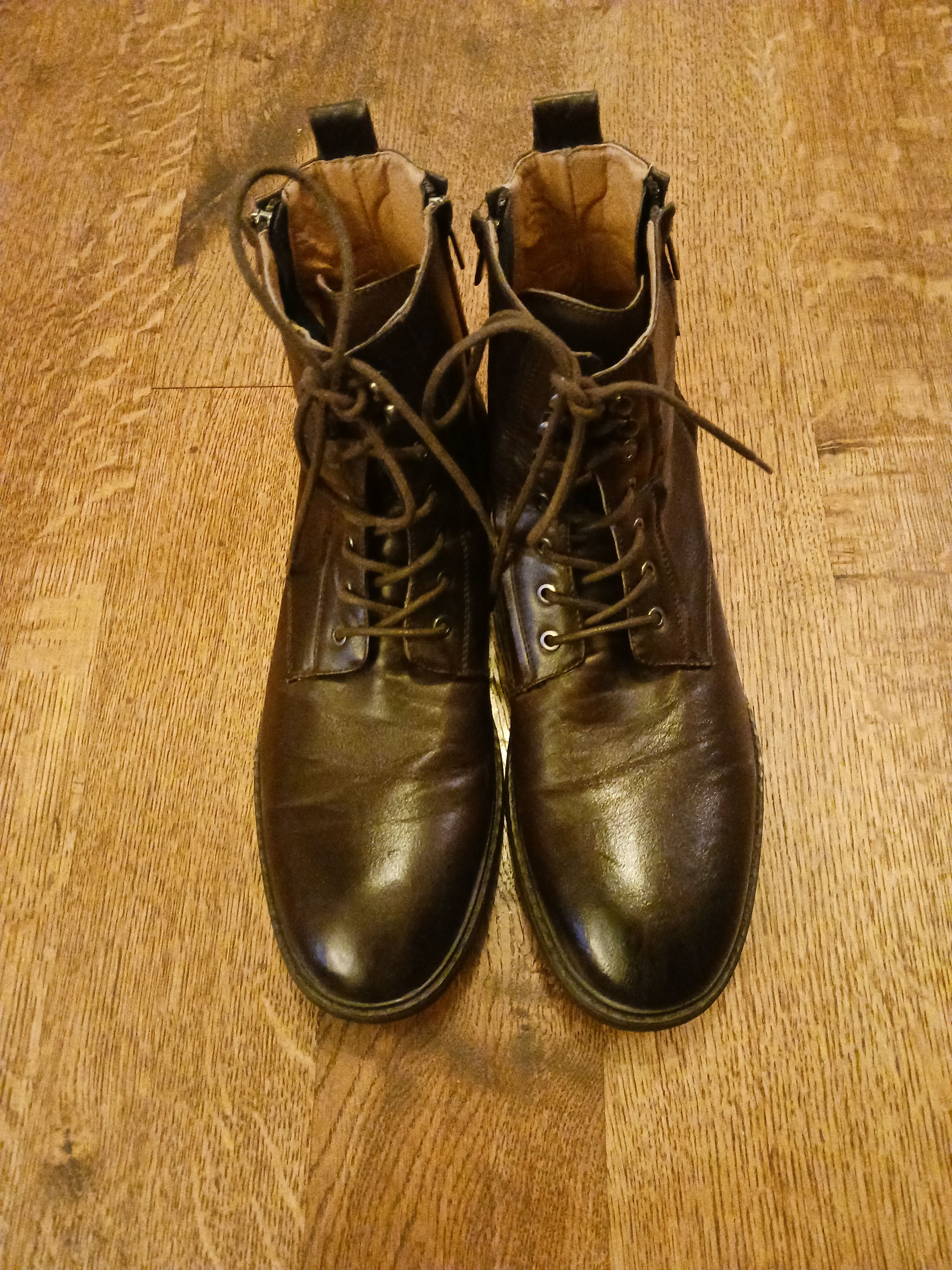 Robert Wayne Thatcher Men's Lace Up Ankle Boots Size US 13 / EU 46 - 1 Thumbnail