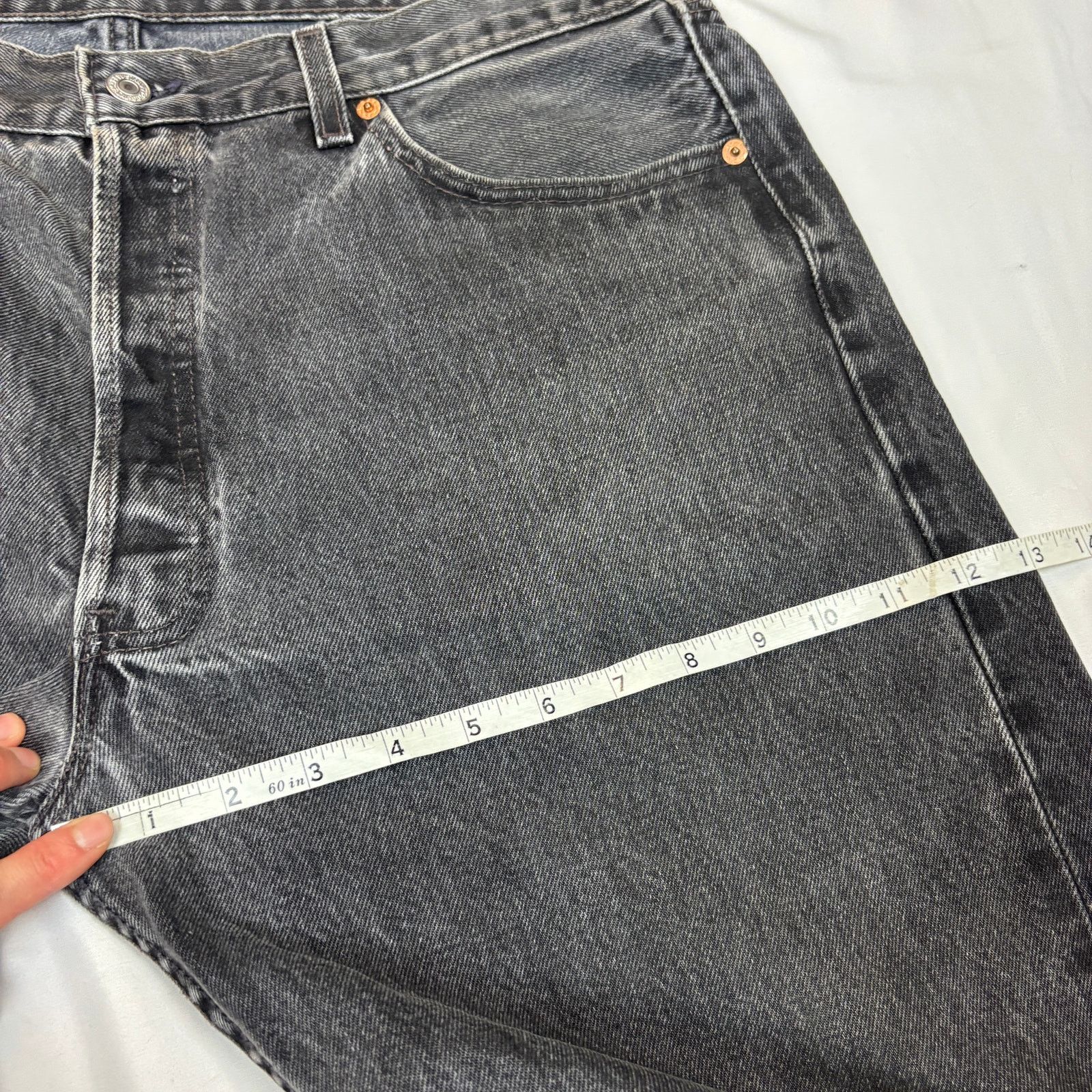 Levi's Vintage Levi's 501 Made in USA Straight Leg Jeans 35x29.5 Size US 35 - 5 Thumbnail