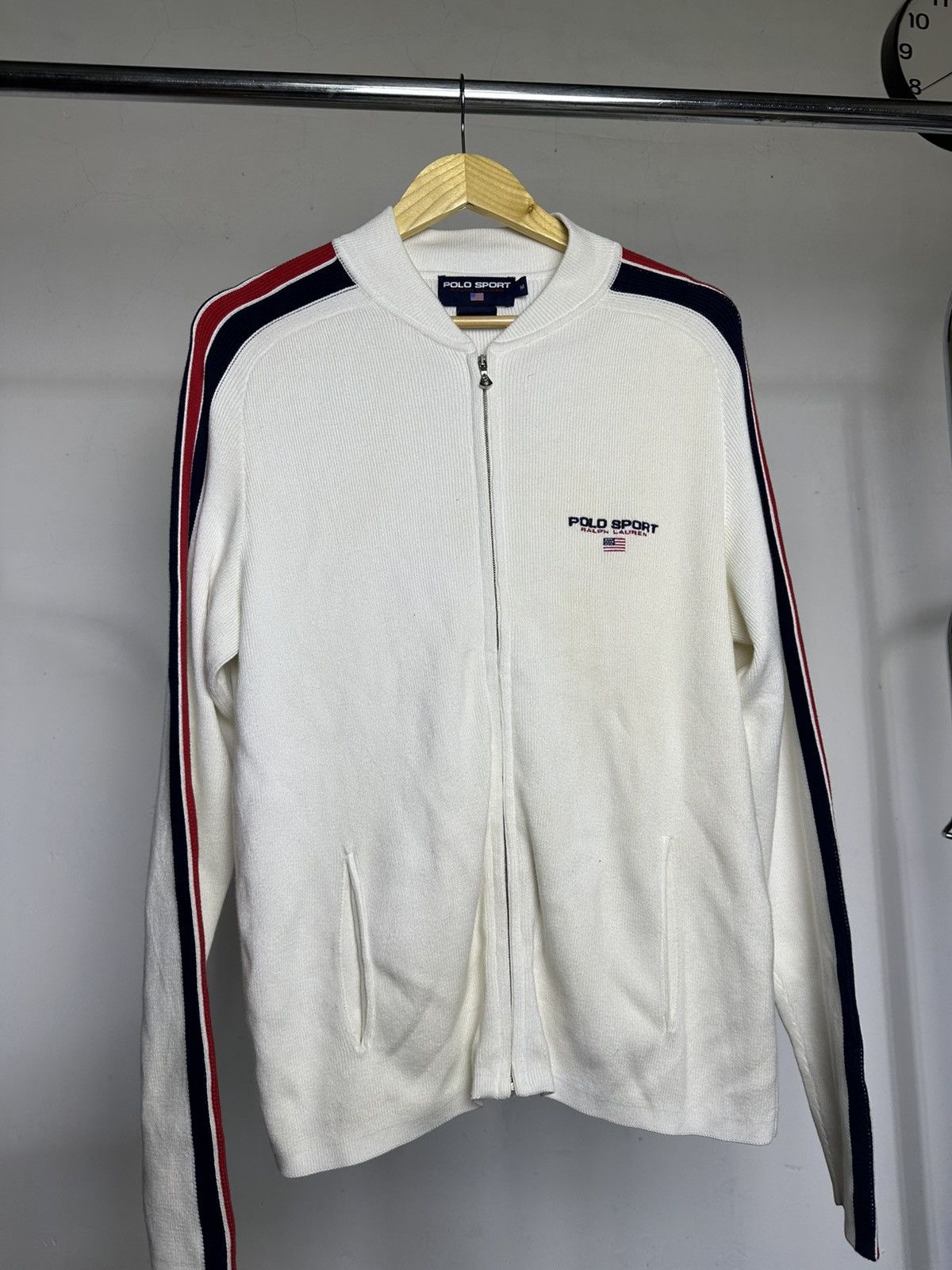 Polo Ralph Lauren × Ralph Lauren Sport Polo Sport Zipper knitwear by Ralph Lauren Size US M / EU 48-50 / 2 - 1 Thumbnail