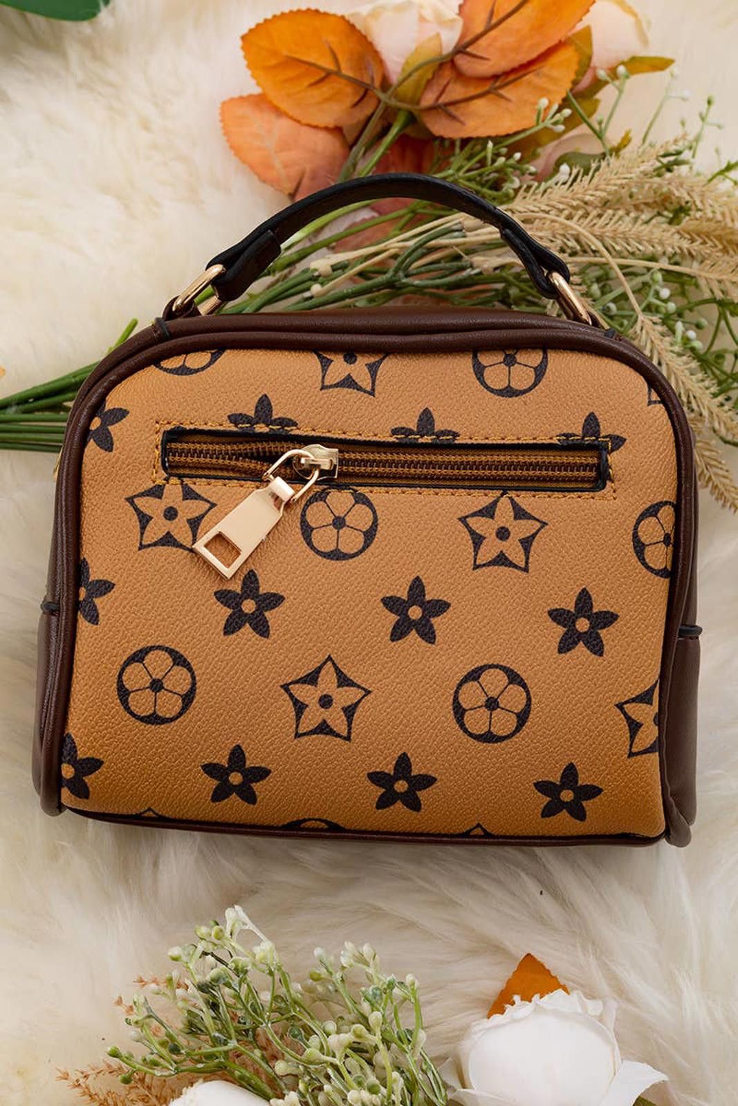Other MUSTARD WITH BROWN TRIM SATCHEL WITH POCKET Size ONE SIZE - 2 Thumbnail