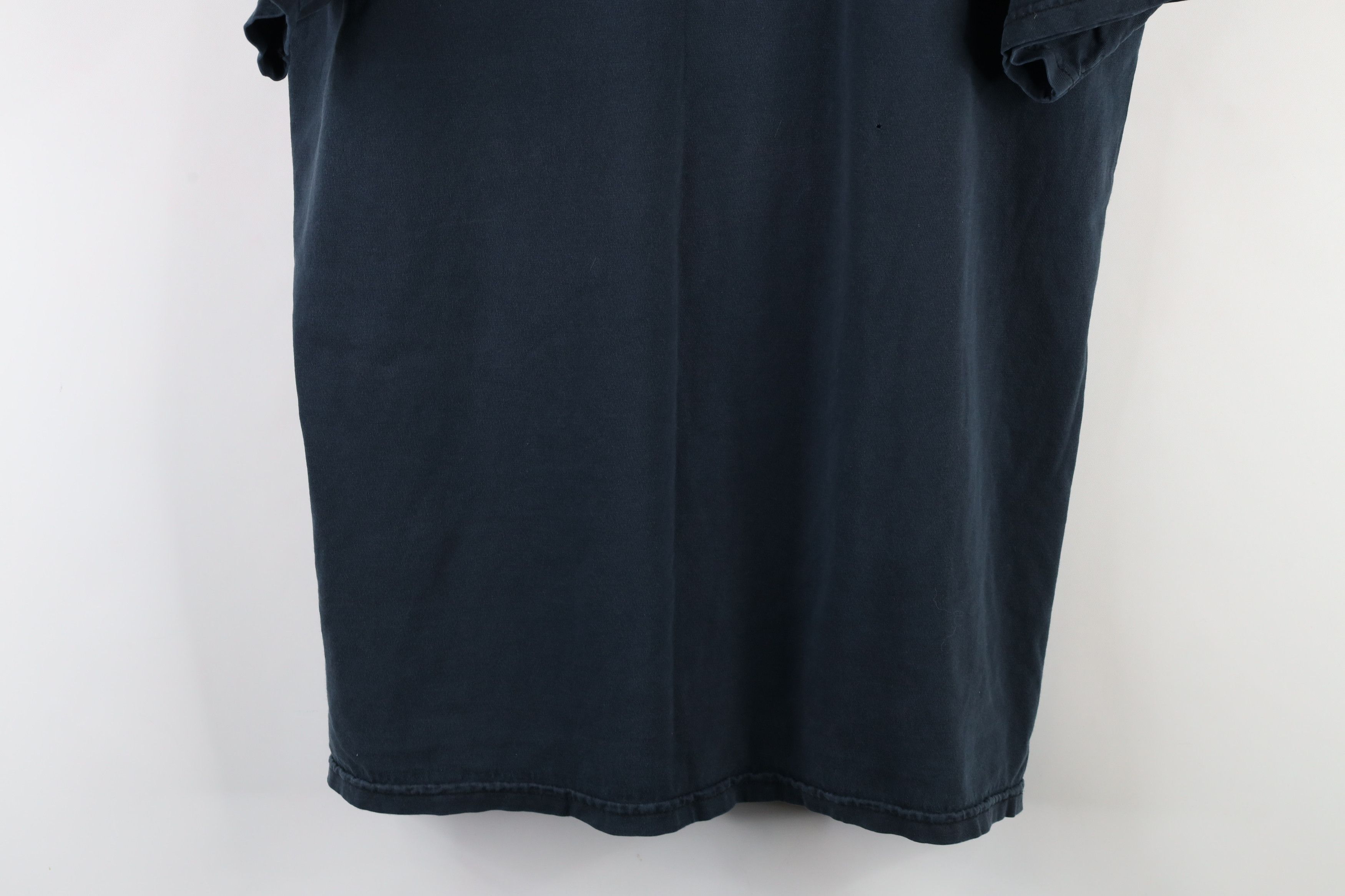 Nike × Vintage Vintage 90s Nike Travis Scott Mini Swoosh T-Shirt Black Size US L / EU 52-54 / 3 - 3 Thumbnail
