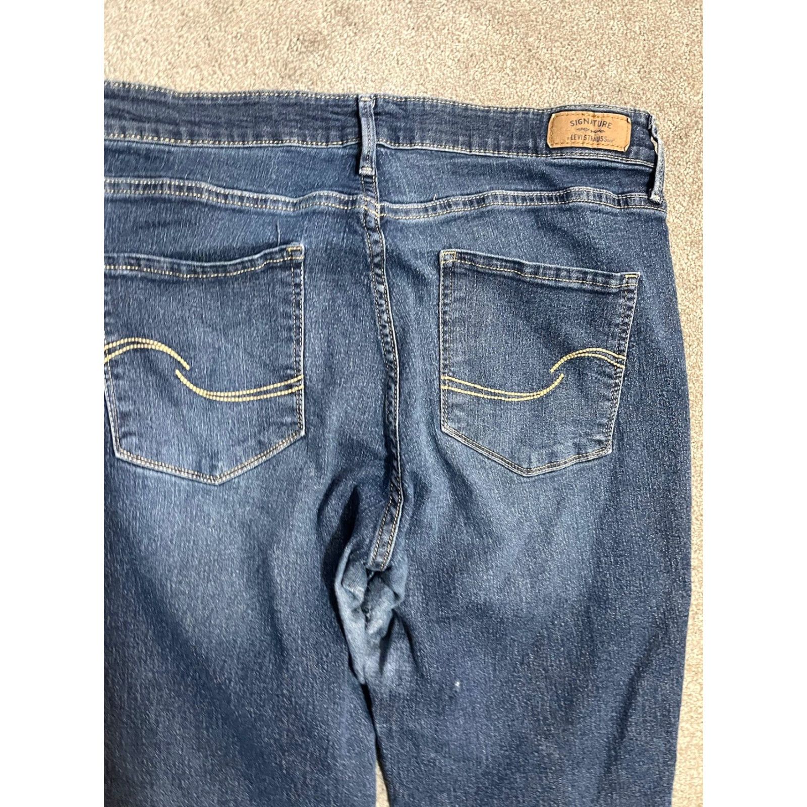 Levi's Levi's Jeans Slim 33x21 Hemmed Capri 5-Pocket Denim Blue Women’s Size 33 Regular Stretch Vintage: No Size 24" / US 00 / IT 34 - 2 Thumbnail