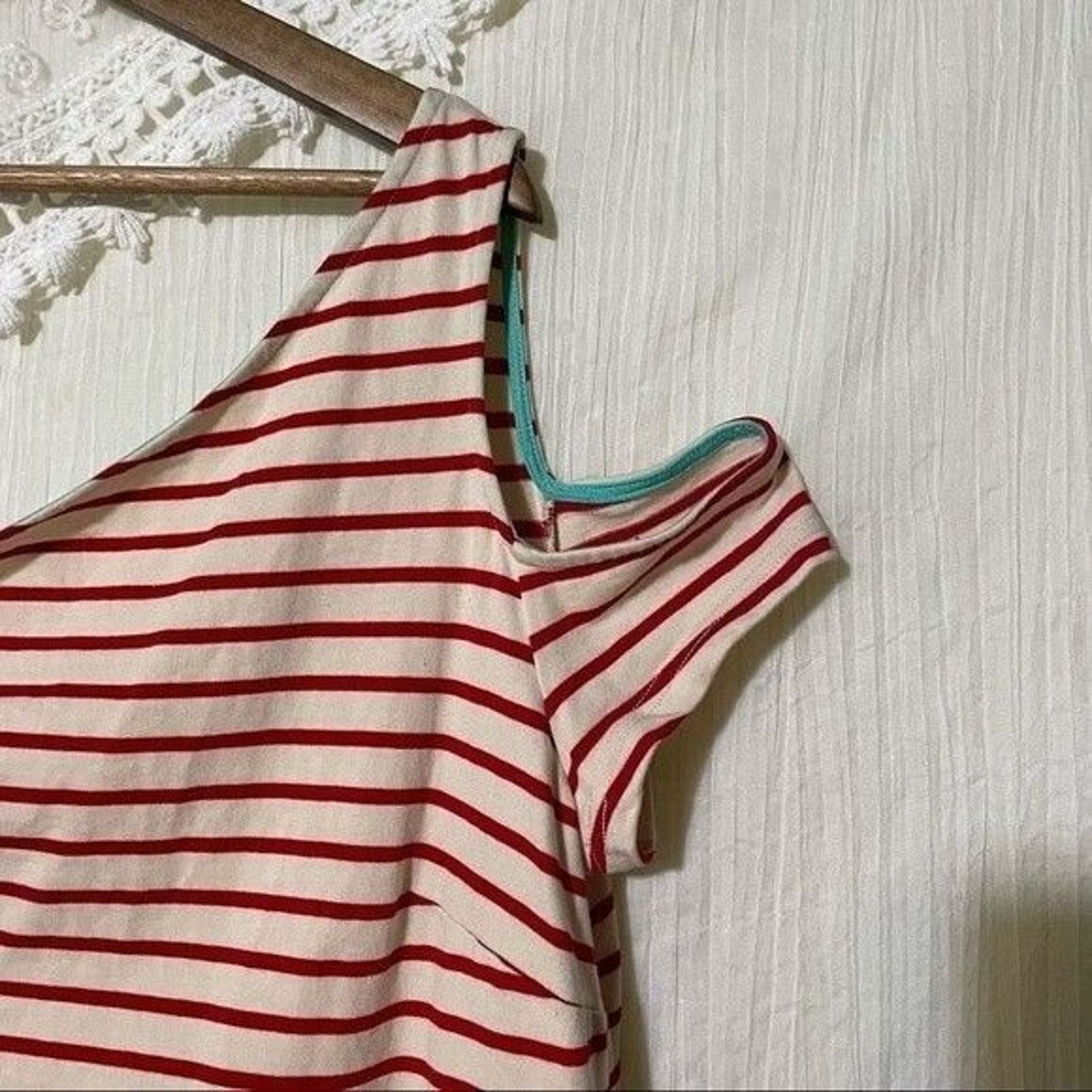Anthropologie Maeve Anthropologie Striped Casual Midi Dress Small Size S / US 4 / IT 40 - 5 Thumbnail
