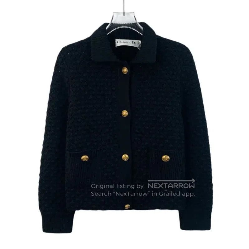 Dior Dior Black Wool Women's Cardigan . Size XS / US 0-2 / IT 36-38 - 1 Thumbnail