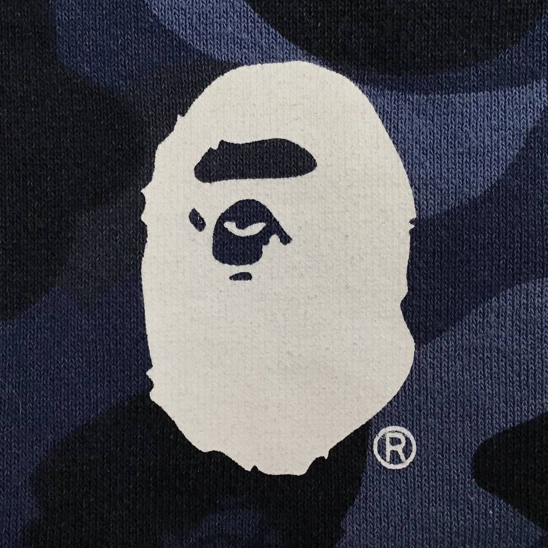 Bape BAPE × PSG Blue camo sweat shorts a bathing ape ★size M Size US 32 / EU 48 - 5 Thumbnail