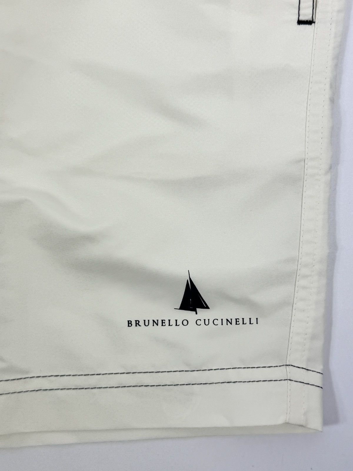 Brunello Cucinelli LOGO PRINT SWIM SHORTS Size US 34 / EU 50 - 5 Thumbnail