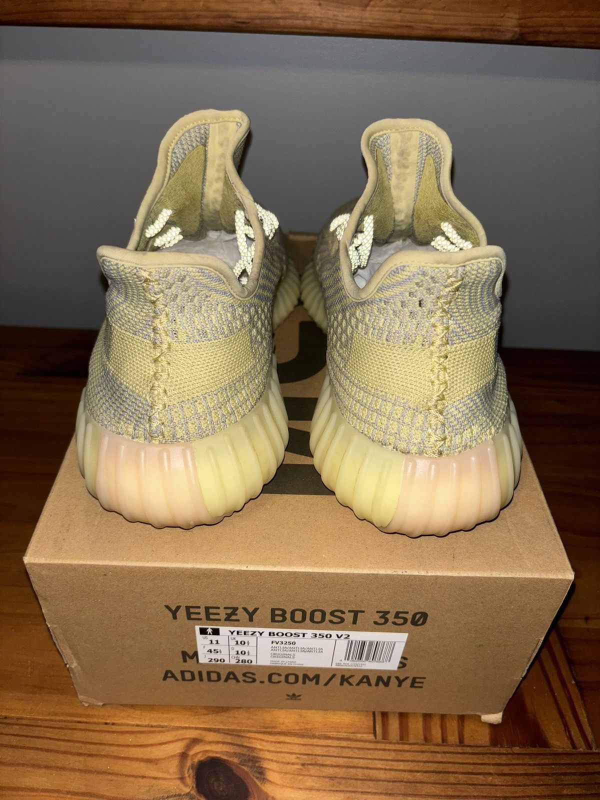 Adidas × Yeezy Yeezy Boost 350 V2 ‘Antlia Non-Reflective’ Size US 11 / EU 44 - 4 Thumbnail