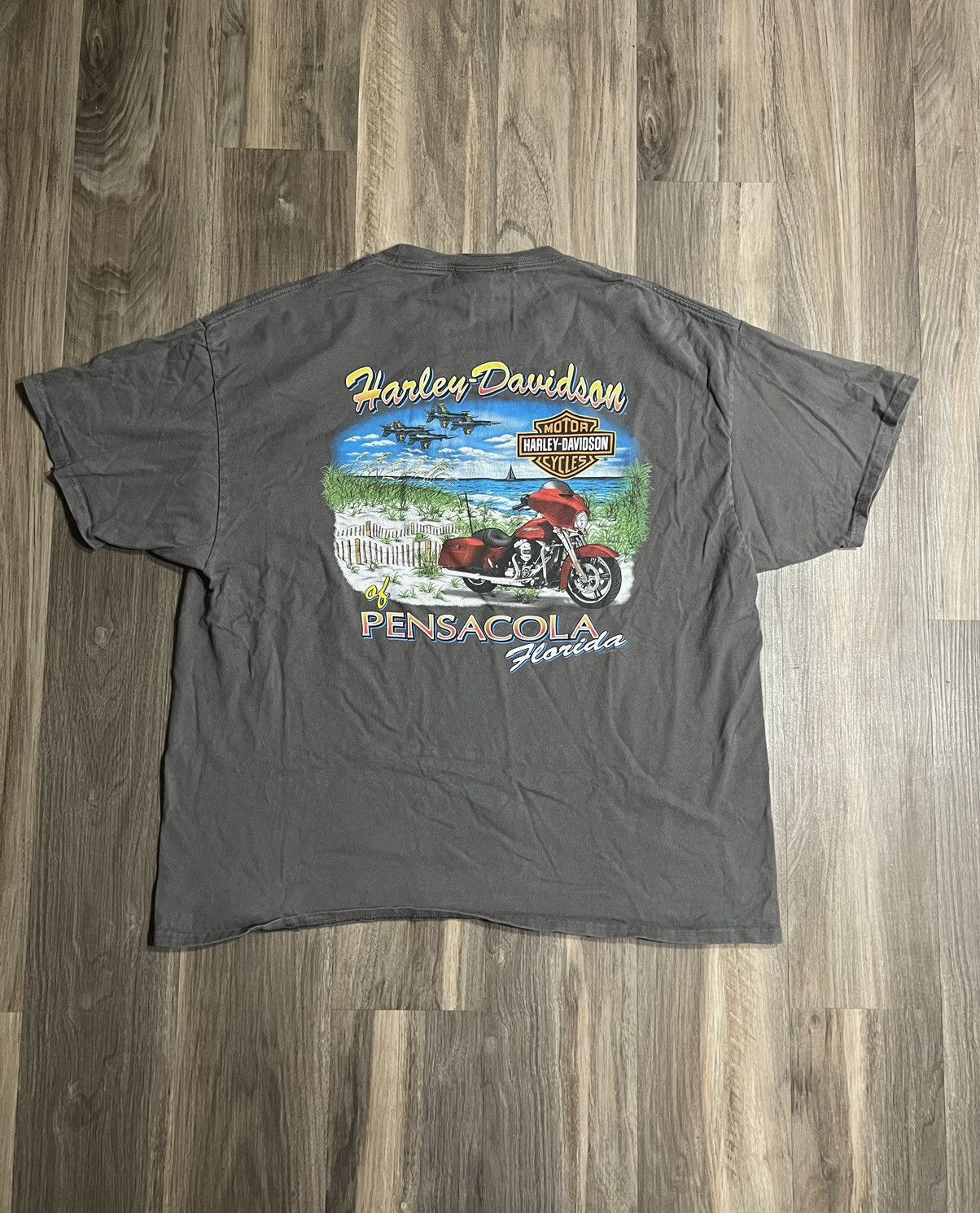 Harley Davidson Harley Davidson Of Pensacola T Shirt Florida Blue