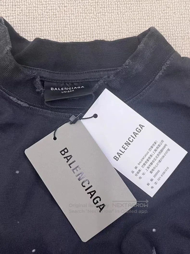 Balenciaga Balenciaga Paris Print Short Sleeve T. Size US XXS / EU 40 - 5 Thumbnail