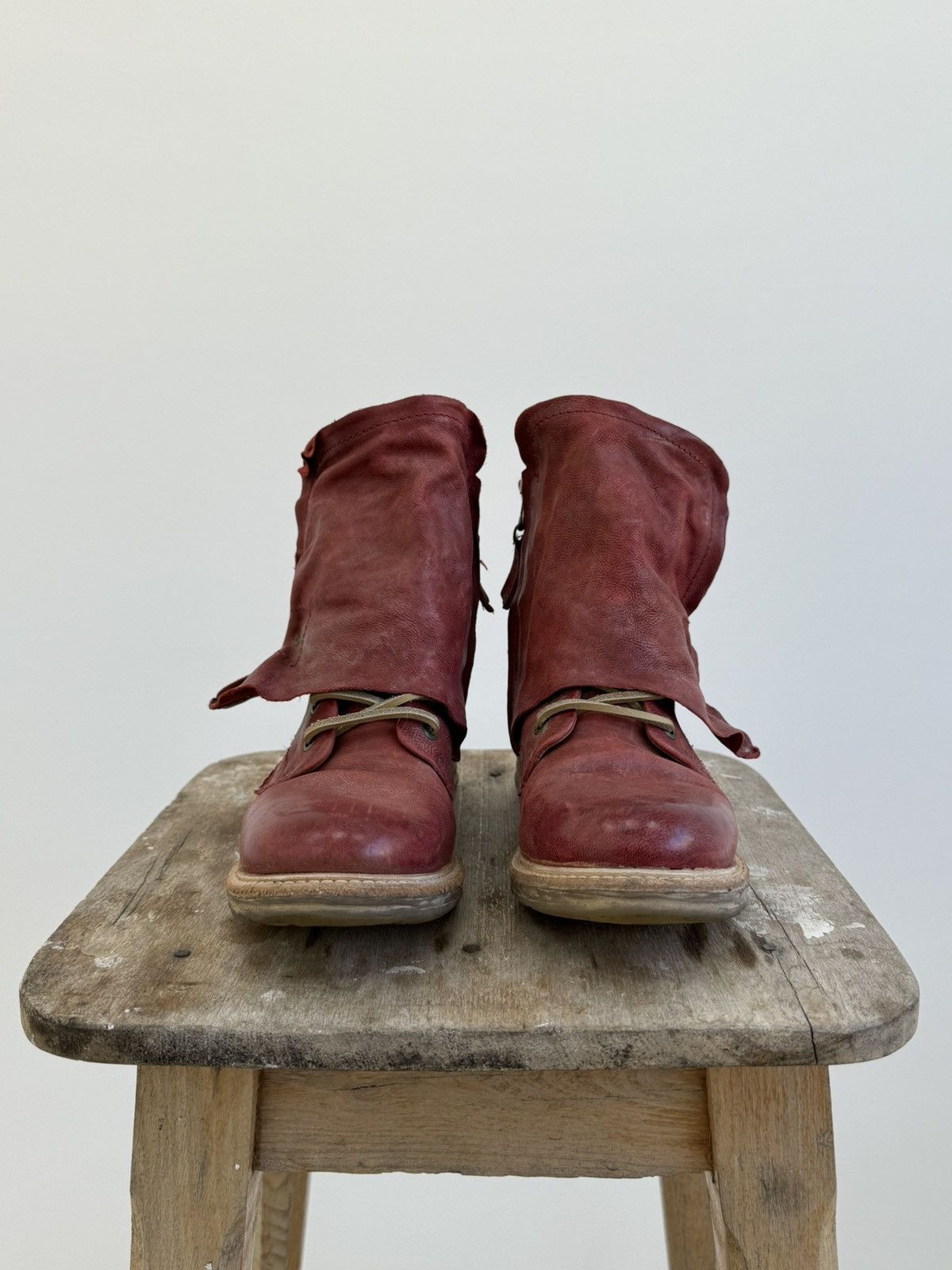A.S.98 A.S. 98 If Six Was Nine Style Leather Boots Avant Garde Size US 7 / IT 37 - 6 Thumbnail