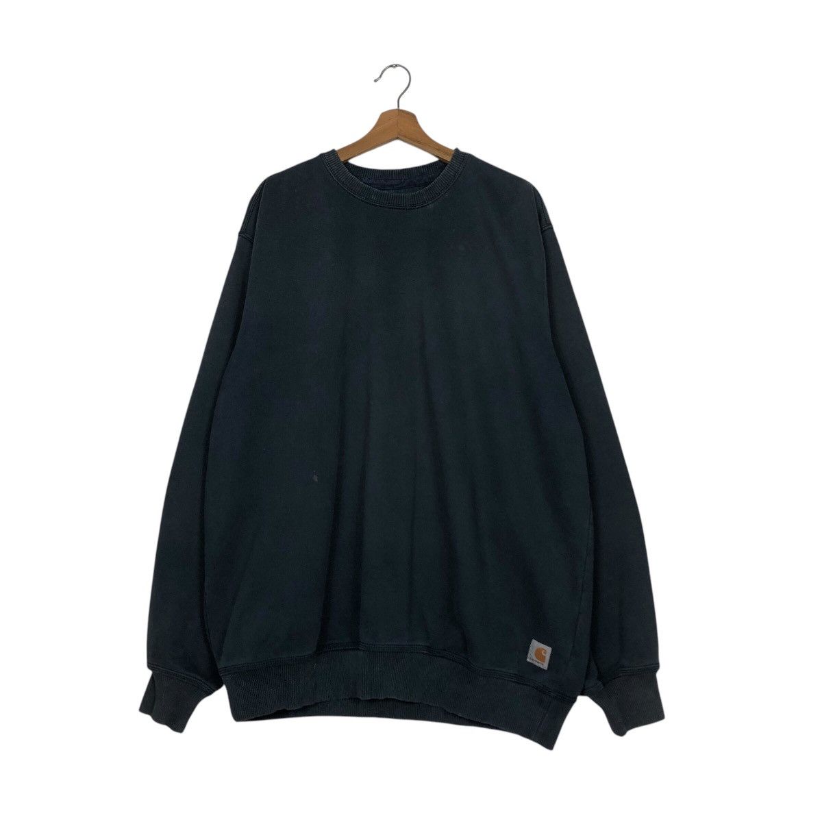 Carhartt × Vintage 📌Vintage Sweatshirt Carhartt Small Logo Pull Over Style Size US XL / EU 56 / 4 - 2 Thumbnail