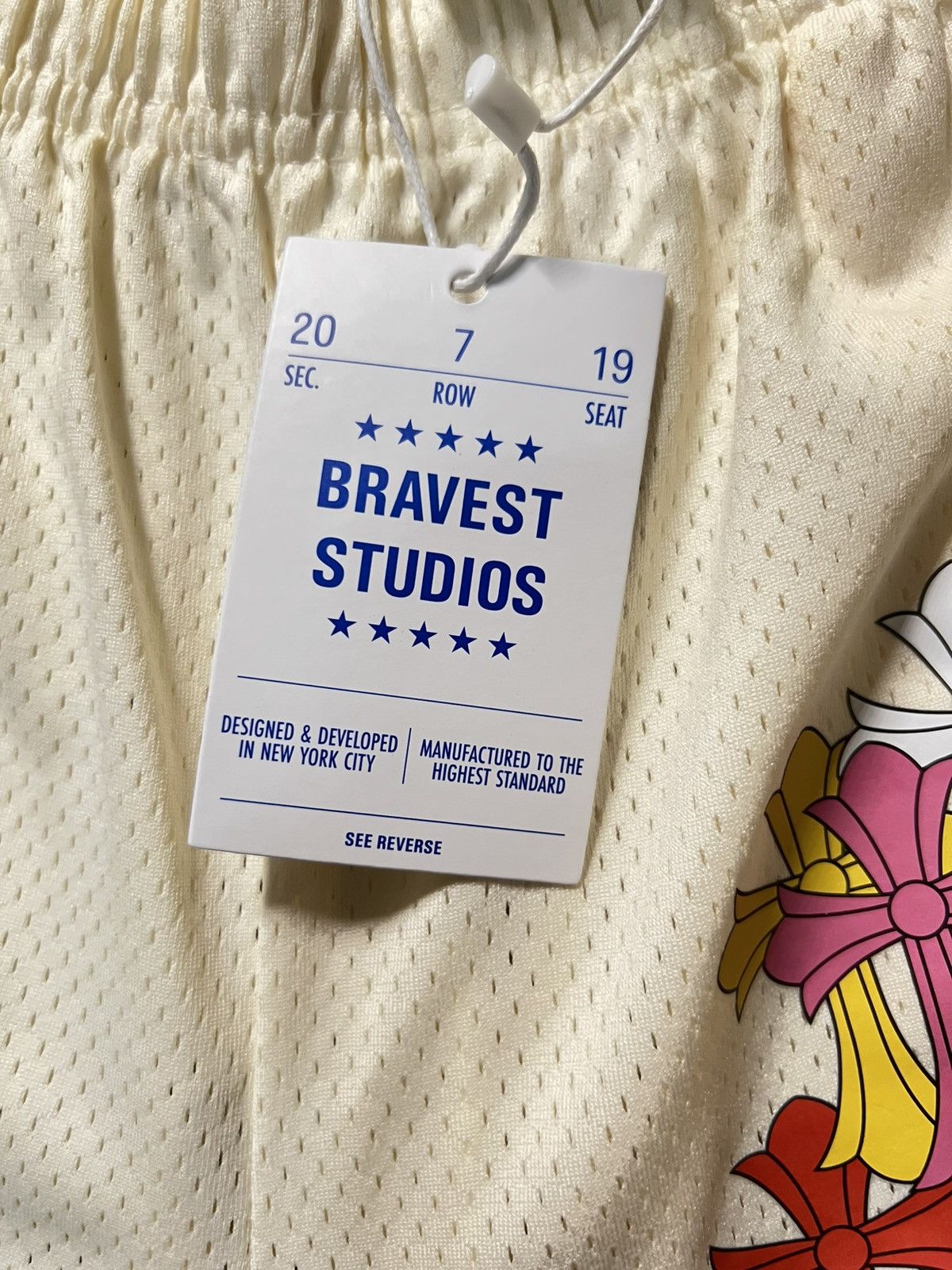 Bravest Studios Bravest Studios "Chrome Hearts" Multi Color Cross Shorts Size US 34 / EU 50 - 4 Thumbnail