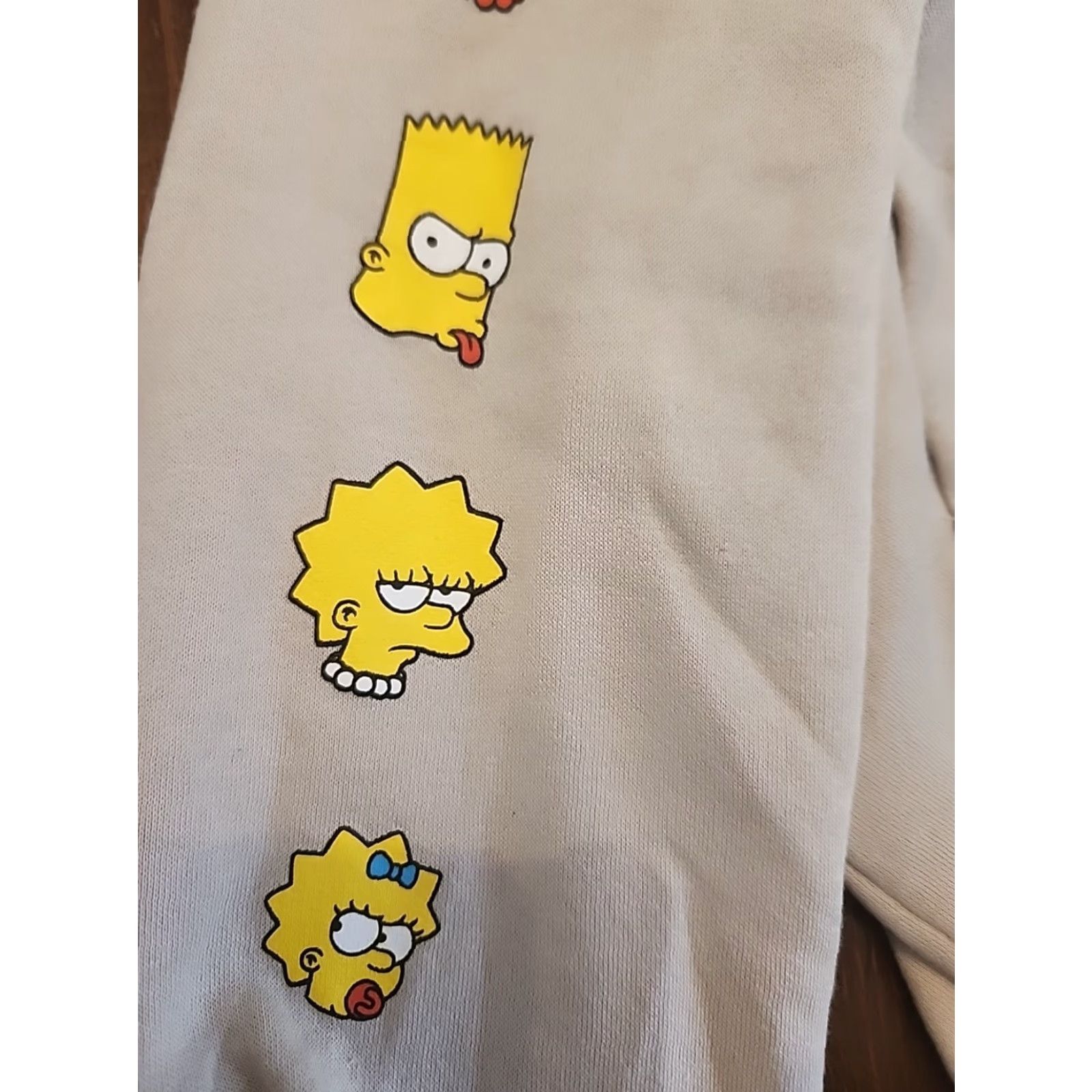 H&M H&M The Simpsons Hoodie Sweatshirt Unisex Adult Small Beige Pullover Hooded Graphic Print Pockets South 90s? Size US S / EU 44-46 / 1 - 6 Thumbnail