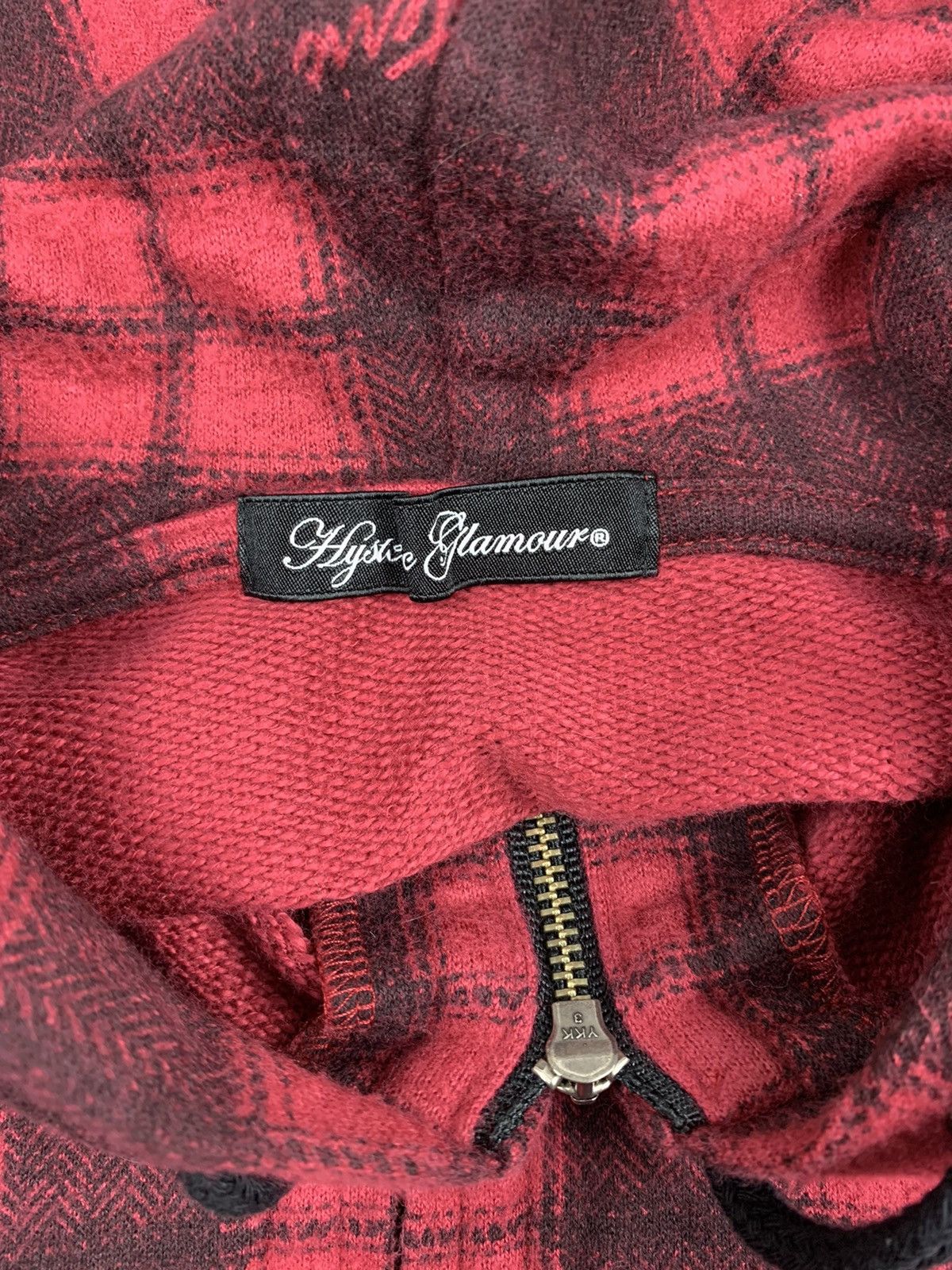 Hysteric Glamour Checkered Hoodie