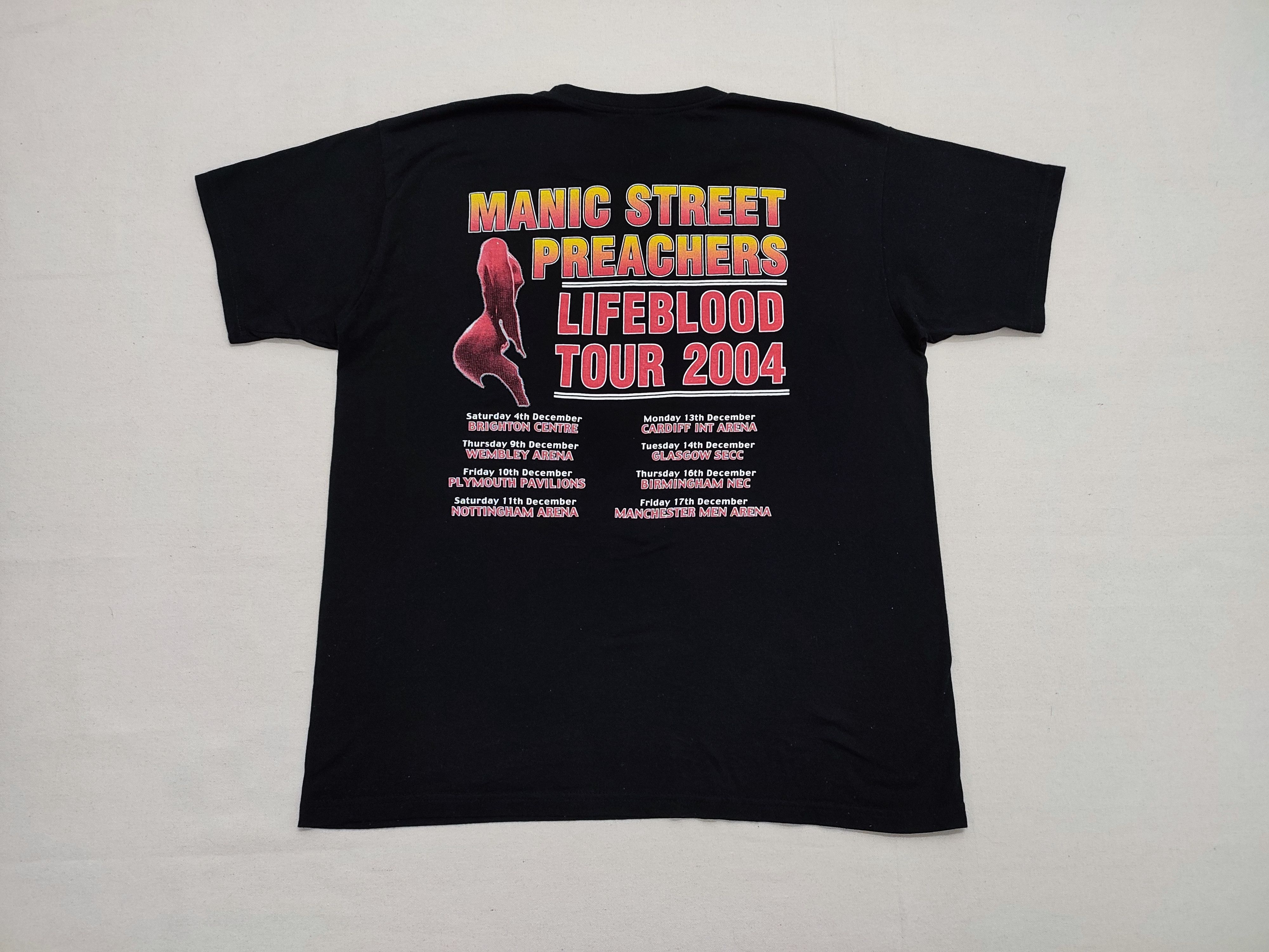 Vintage 2000s Manic Street Preachers Live Blood Tour Tee Size US L / EU 52-54 / 3 - 2 Thumbnail