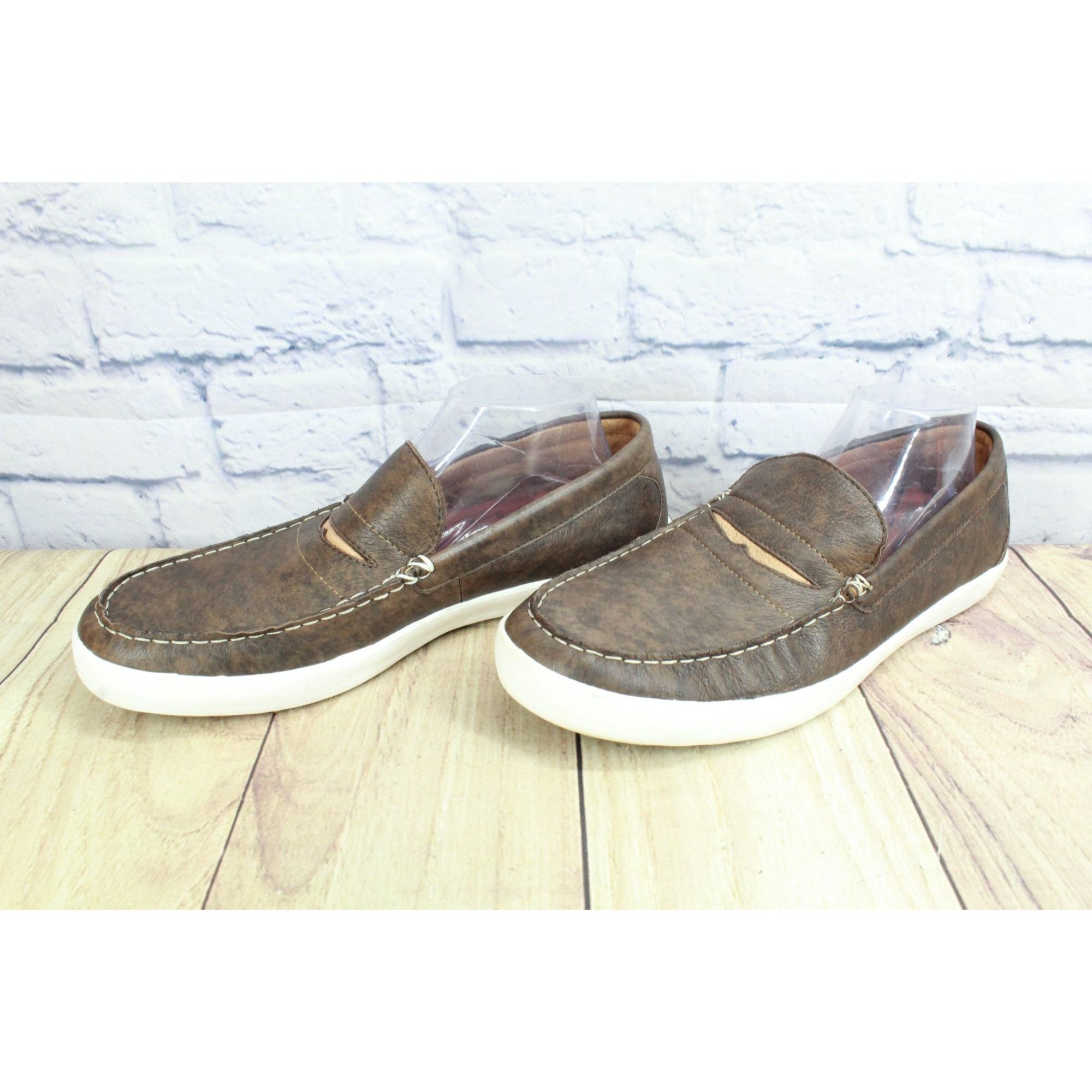 L.L. Bean LL Bean Brown Leather Penny Loafers Size 10.5 M Size US 10.5 / EU 43-44 - 2 Thumbnail