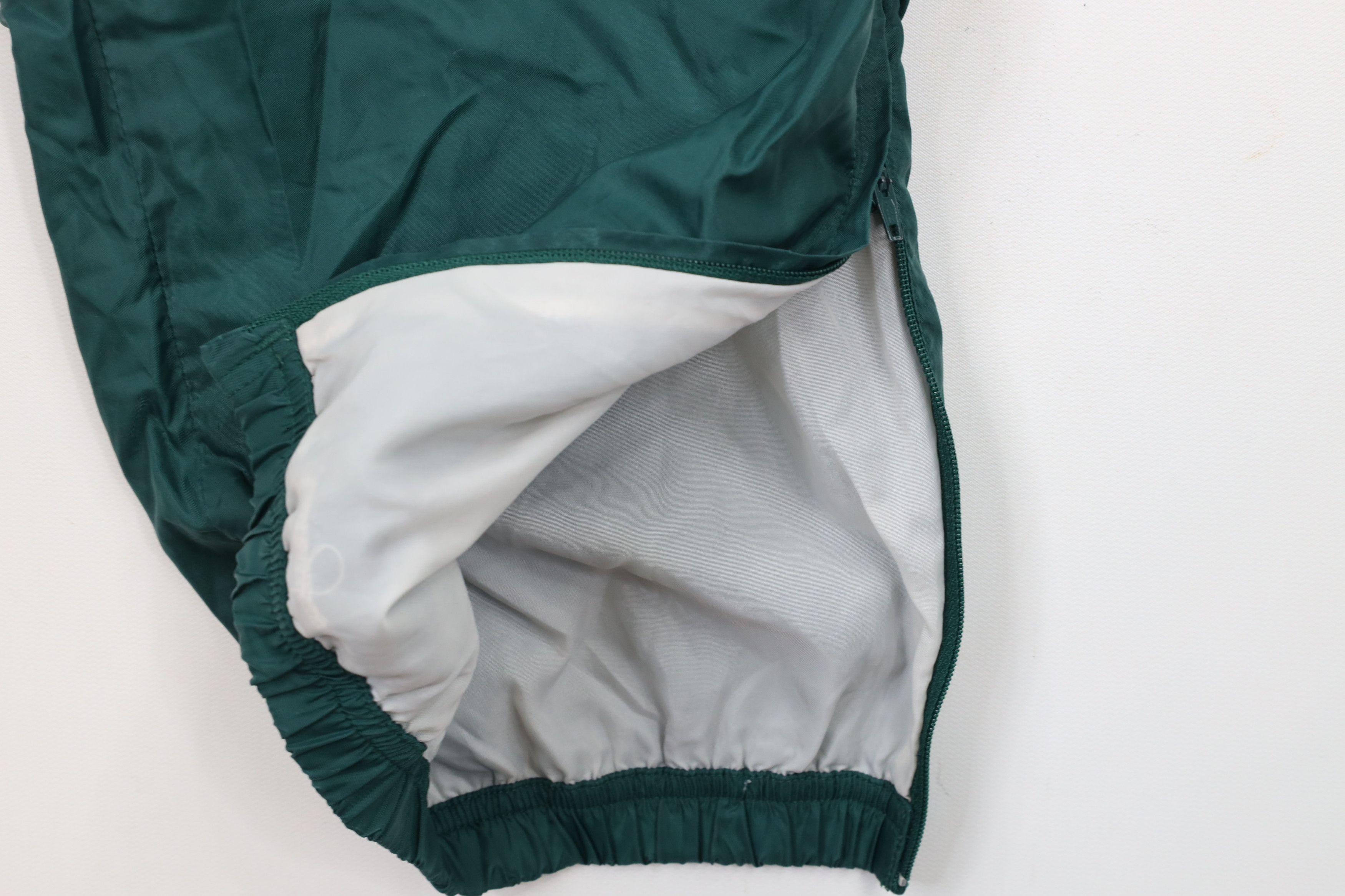 Adidas × Vintage Vintage 90s Adidas Lined Nylon Joggers Jogger Pants Green Size 30 - 5 Thumbnail