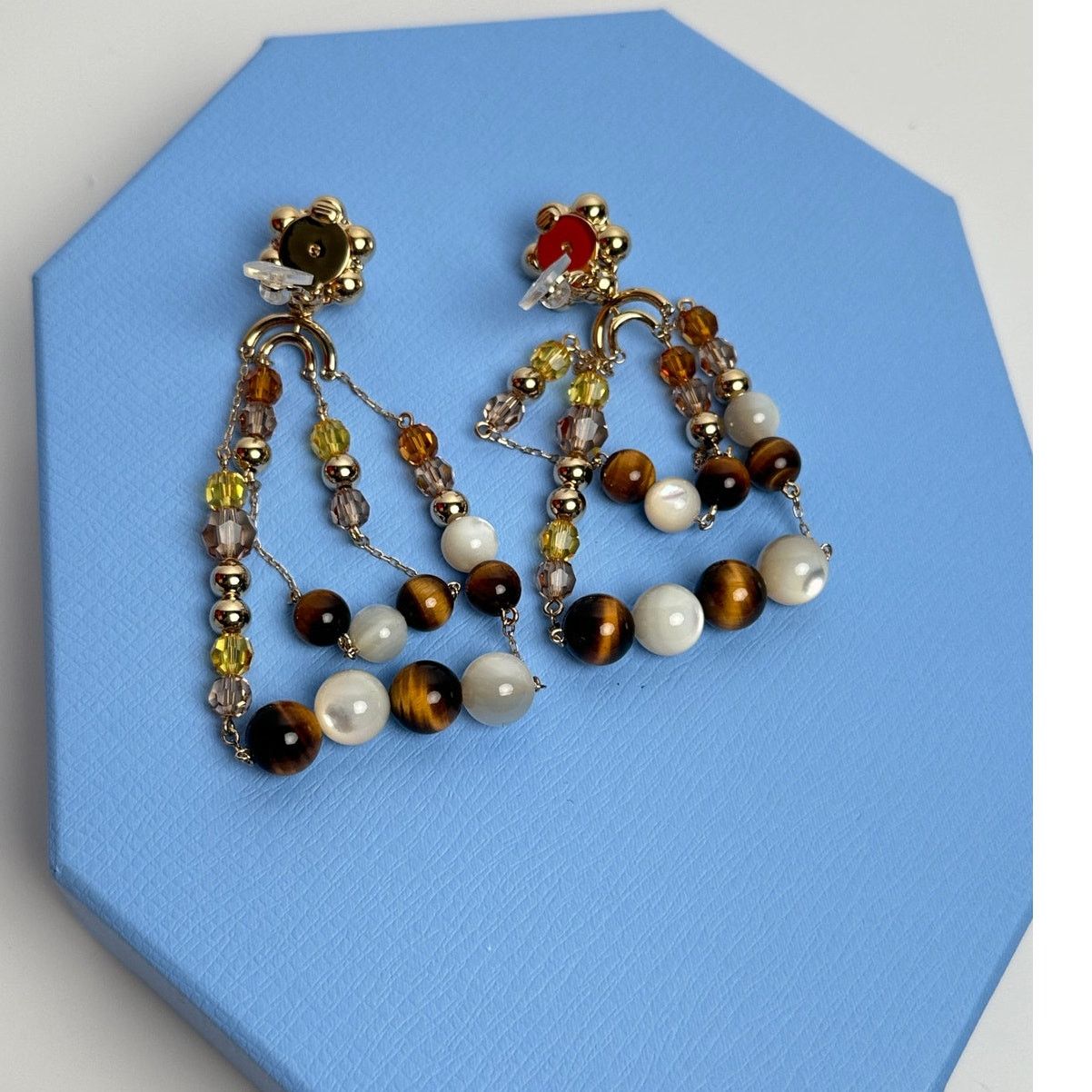 Swarovski Swarovski Somnia drop earrings Clips Chandelier, Extra long Size ONE SIZE - 3 Thumbnail