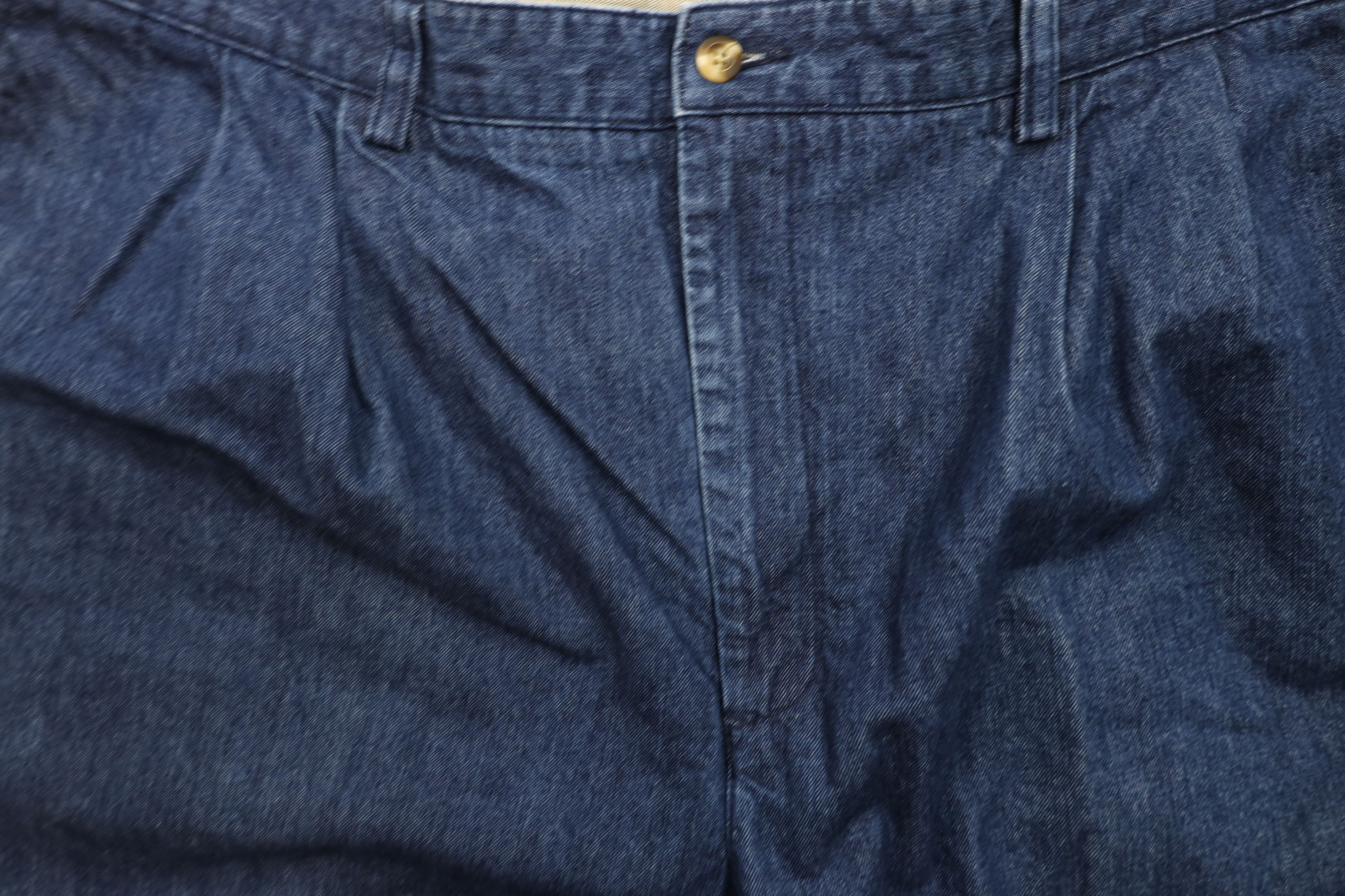 Tommy Hilfiger × Vintage Vintage Y2K 2001 Tommy Hilfiger Pleated Wide Leg Denim Jeans Size US 42 / EU 58 - 6 Thumbnail