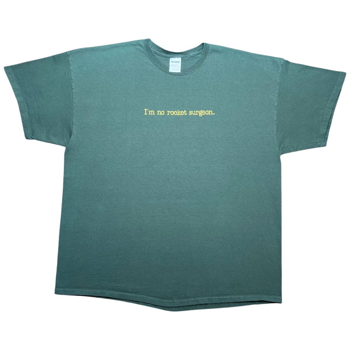 Other × Vintage Vtg 2000s Im No Rocket Surgeon Script Text Funny Humor Tee Size US XXL / EU 58 / 5 - 1 Thumbnail