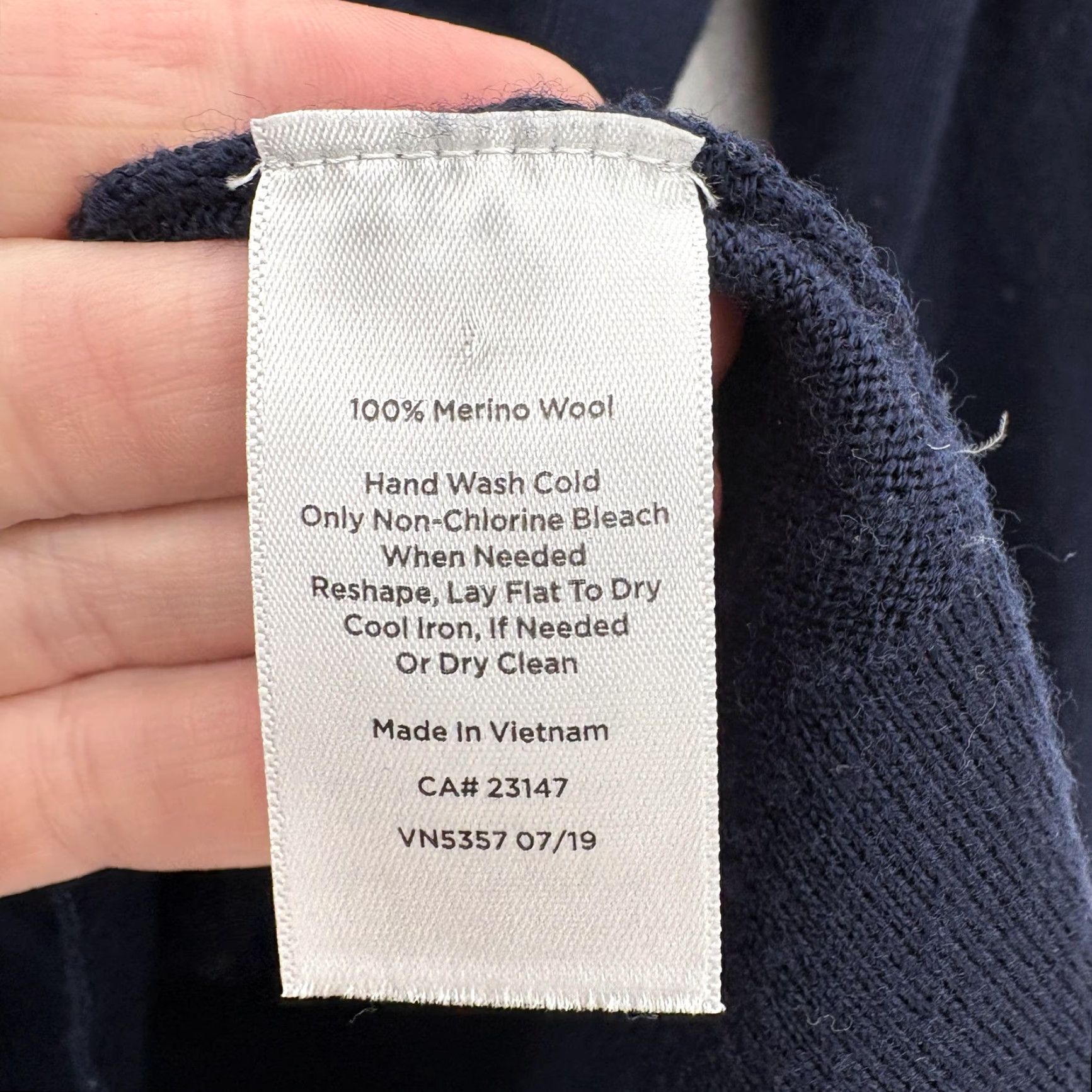 Talbots Talbots Sweater Womens Small Blue 100% Merino Wool Cowl Neck Knit Pullover Cozy Size S / US 4 / IT 40 - 5 Thumbnail
