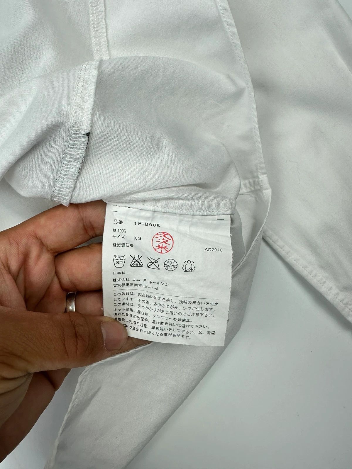 Comme des Garcons Comme Des Garçons Black AD2010 White & Black Straps Shirt Size XS / US 0-2 / IT 36-38 - 11 Thumbnail