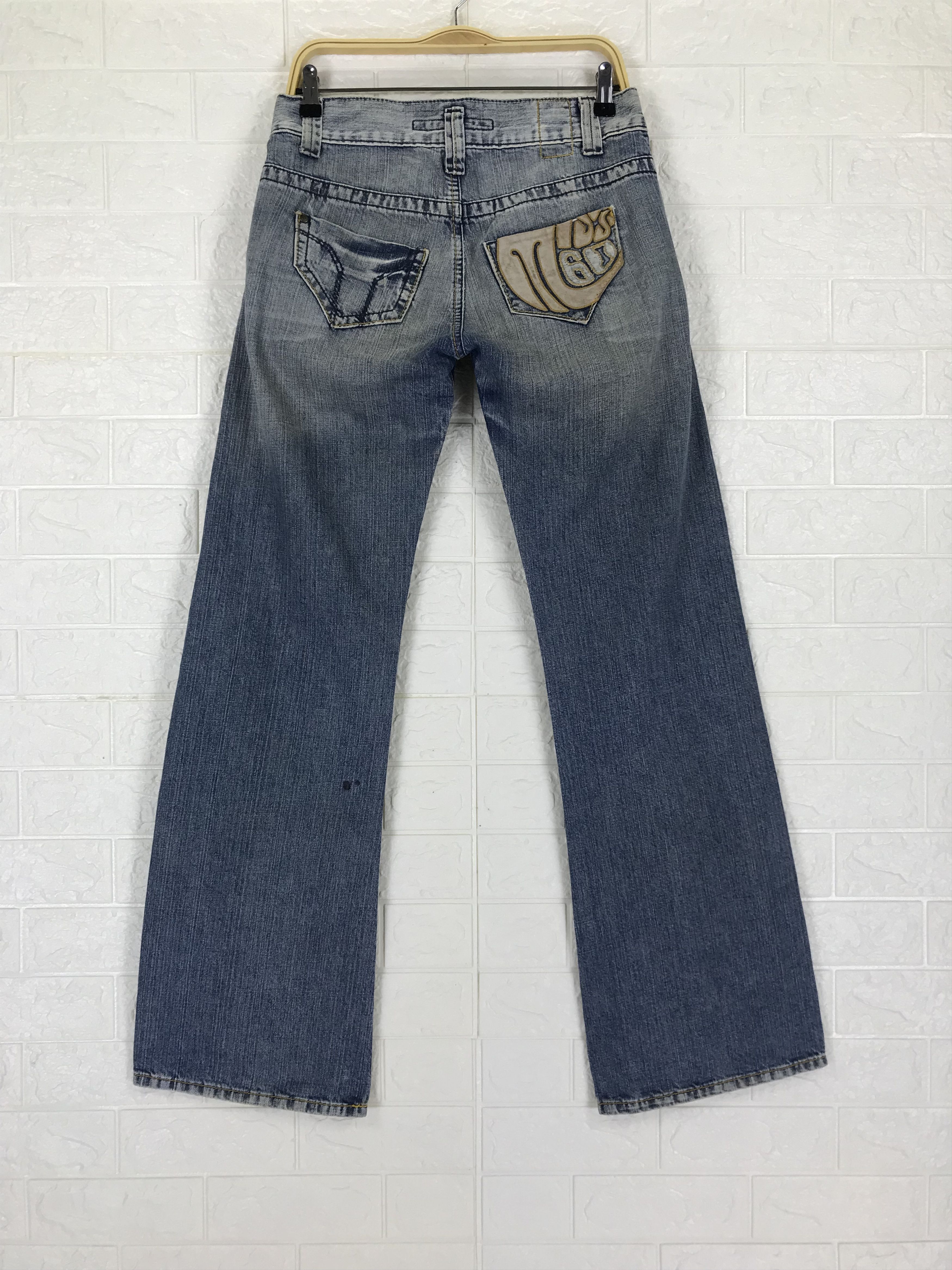 Miss Sixty Vintage Miss Sixty Patched Super Flare Jeans Size 28" / US 6 / IT 42 - 1 Thumbnail