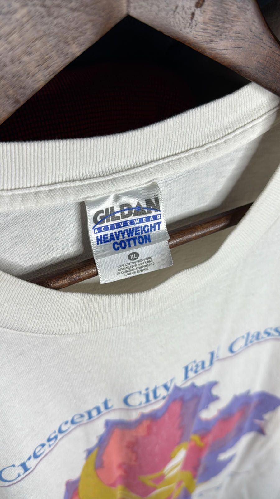 Gildan Vintage Gildan Crescent City Fall Classic T-Shirt 1997 Size US XL / EU 56 / 4 - 2 Thumbnail