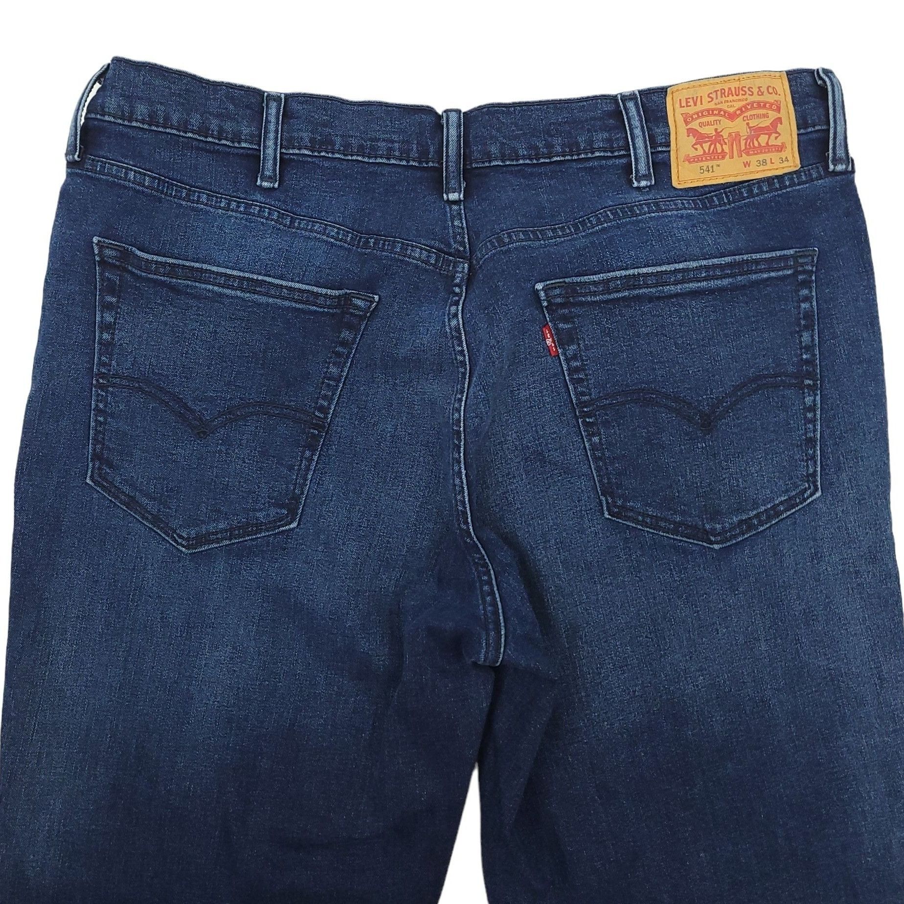 Levi's Levis 541 Jeans Mens 38x34 (Fit 38x32) Altered Hem Athletic Size US 38 / EU 54 - 5 Thumbnail