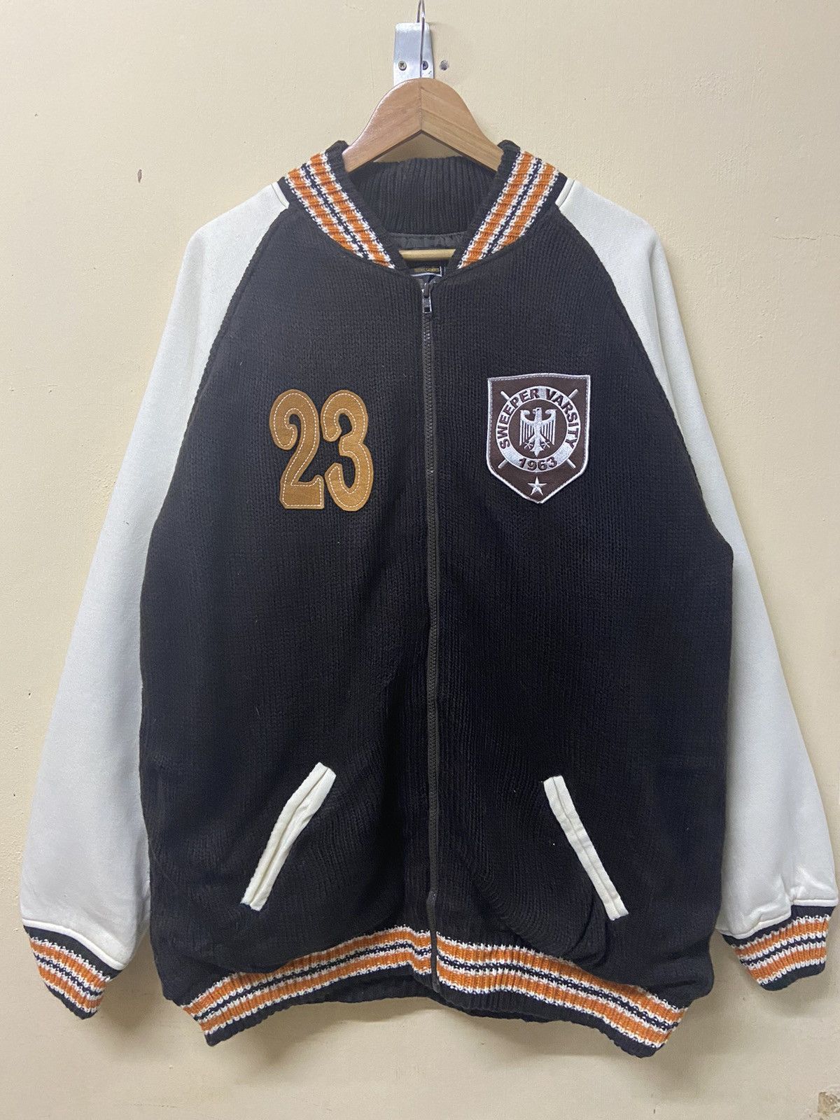 Vintage 23 Germany Sweeper Varsity Jacket Size US XXL / EU 58 / 5 - 1 Thumbnail