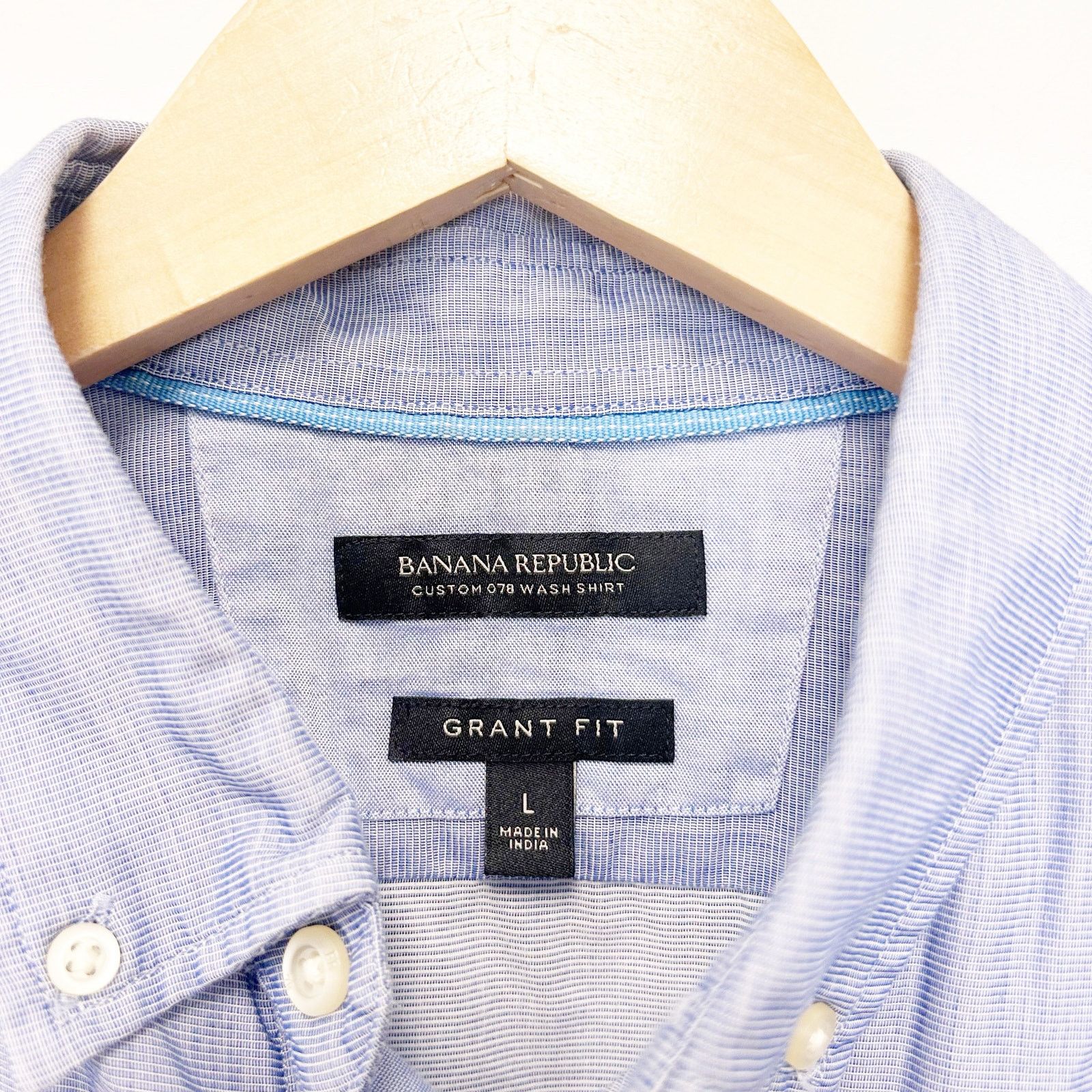 Banana Republic Banana Republic Grant Fit Button Down Long Sleeve Shirt Sz L Size US L / EU 52-54 / 3 - 3 Thumbnail