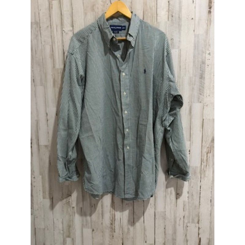 Ralph Lauren Ralph Lauren Golf Shirt Mens XL Green White Gingham Check Size US XL / EU 56 / 4 - 2 Thumbnail