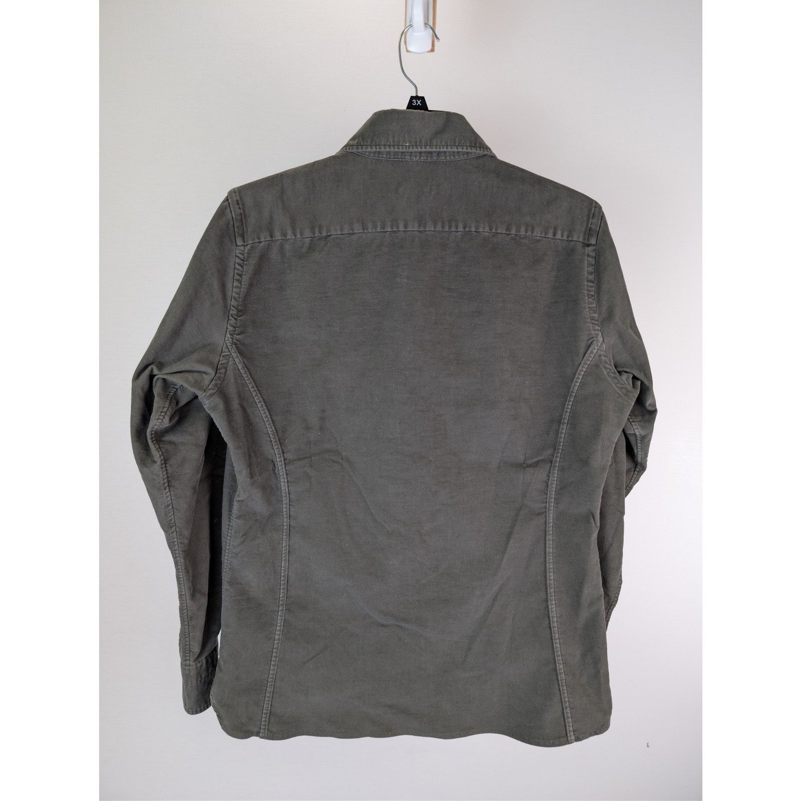 Tom Ford o1rshd1 CC20 Corduroy Western Button up Shirt in Grey Size US M / EU 48-50 / 2 - 10 Thumbnail