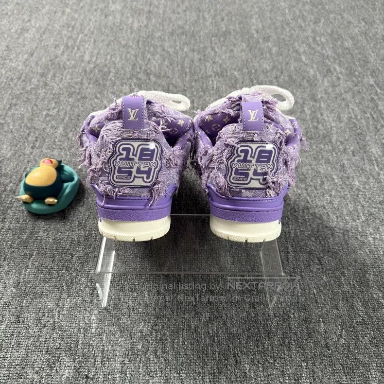 Louis Vuitton Louis Vuitton Skate Purple Lining Full Print Casual Shoes Size US 5 / EU 37 - 3 Thumbnail
