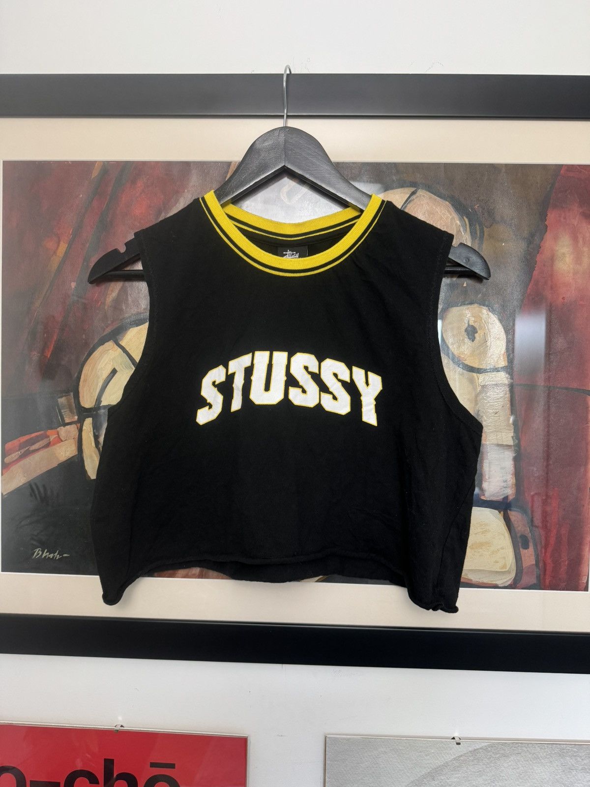 Stussy Stussy Crop Top Tank Top Australia Release Spellout Logo Y2k Size M / US 6-8 / IT 42-44 - 1 Thumbnail