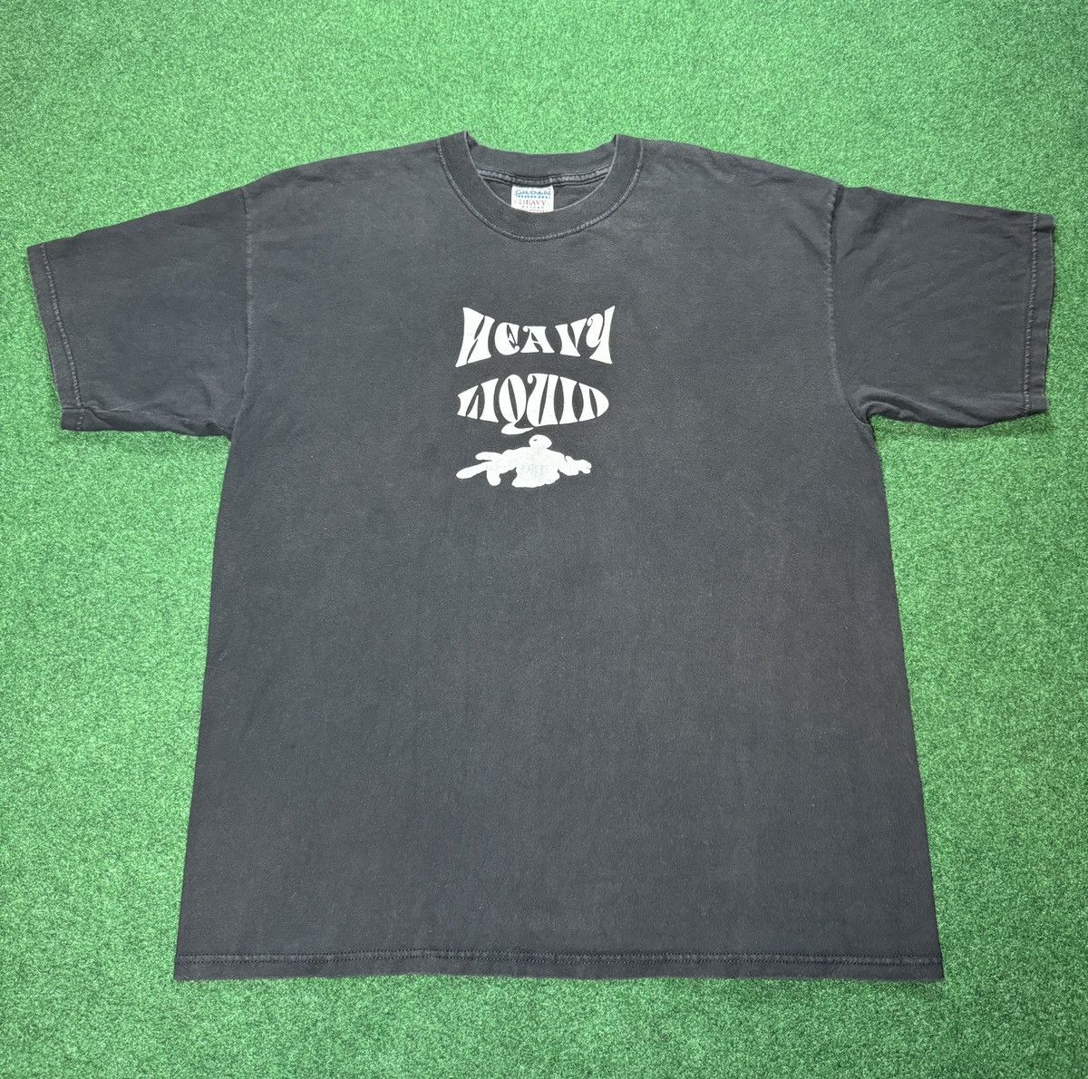 Band Tees × Vintage Vintage Y2K Heavy Liquid Rare Band T Shirt Stoner Rock Size US XL / EU 56 / 4 - 1 Thumbnail