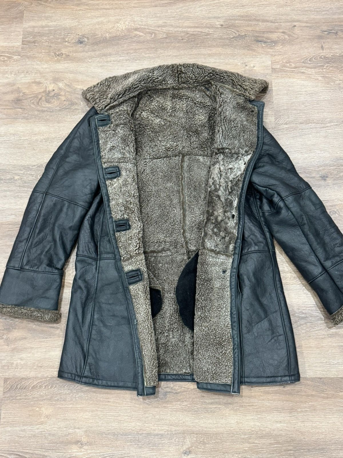 Genuine Leather Vintage Acton Shearling Coat Made in Canada Sheepskin Hooded Size US M / EU 48-50 / 2 - 6 Thumbnail