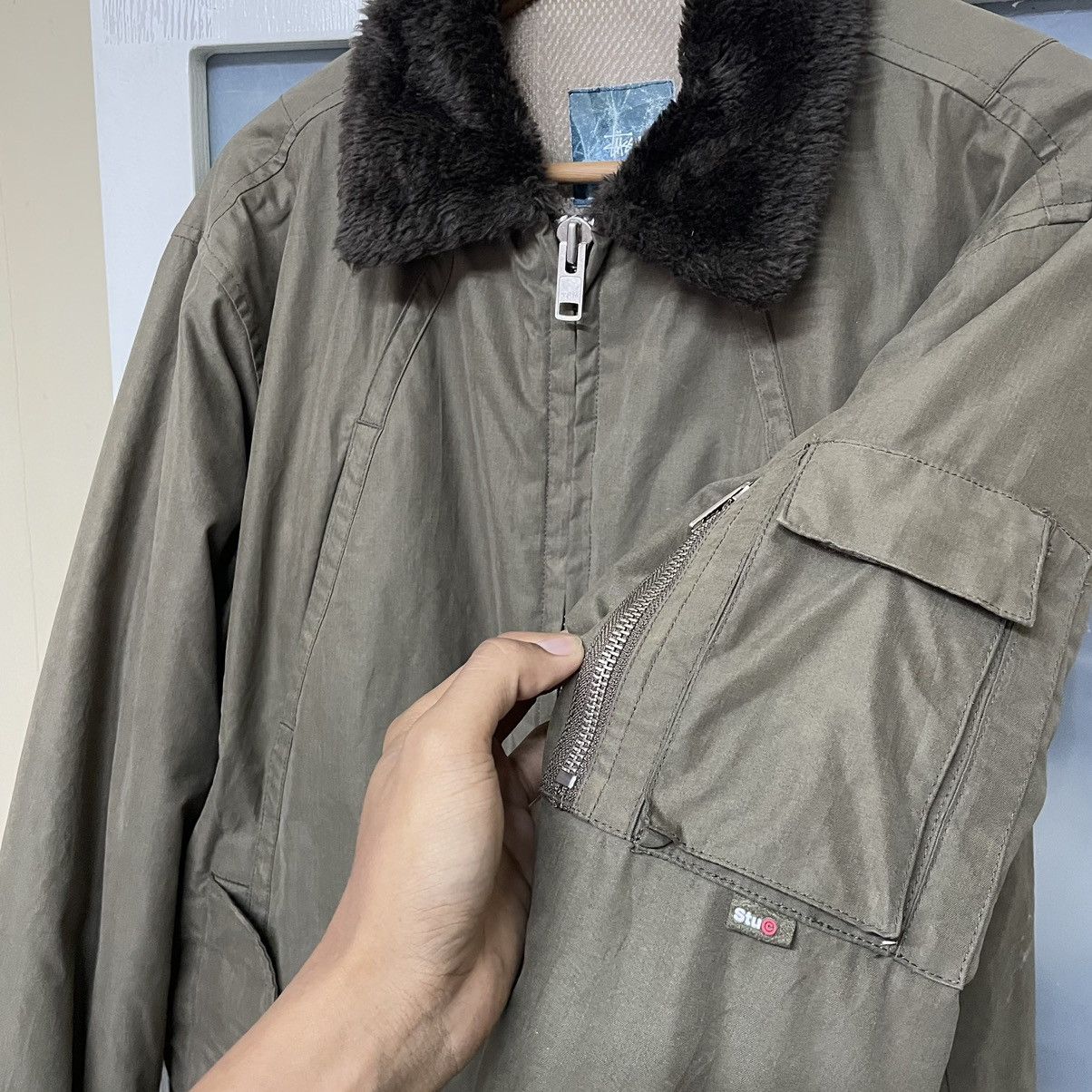 Stussy × Vintage Vintage Stussy Military Tactical Bomber Jacket Size US M / EU 48-50 / 2 - 3 Thumbnail