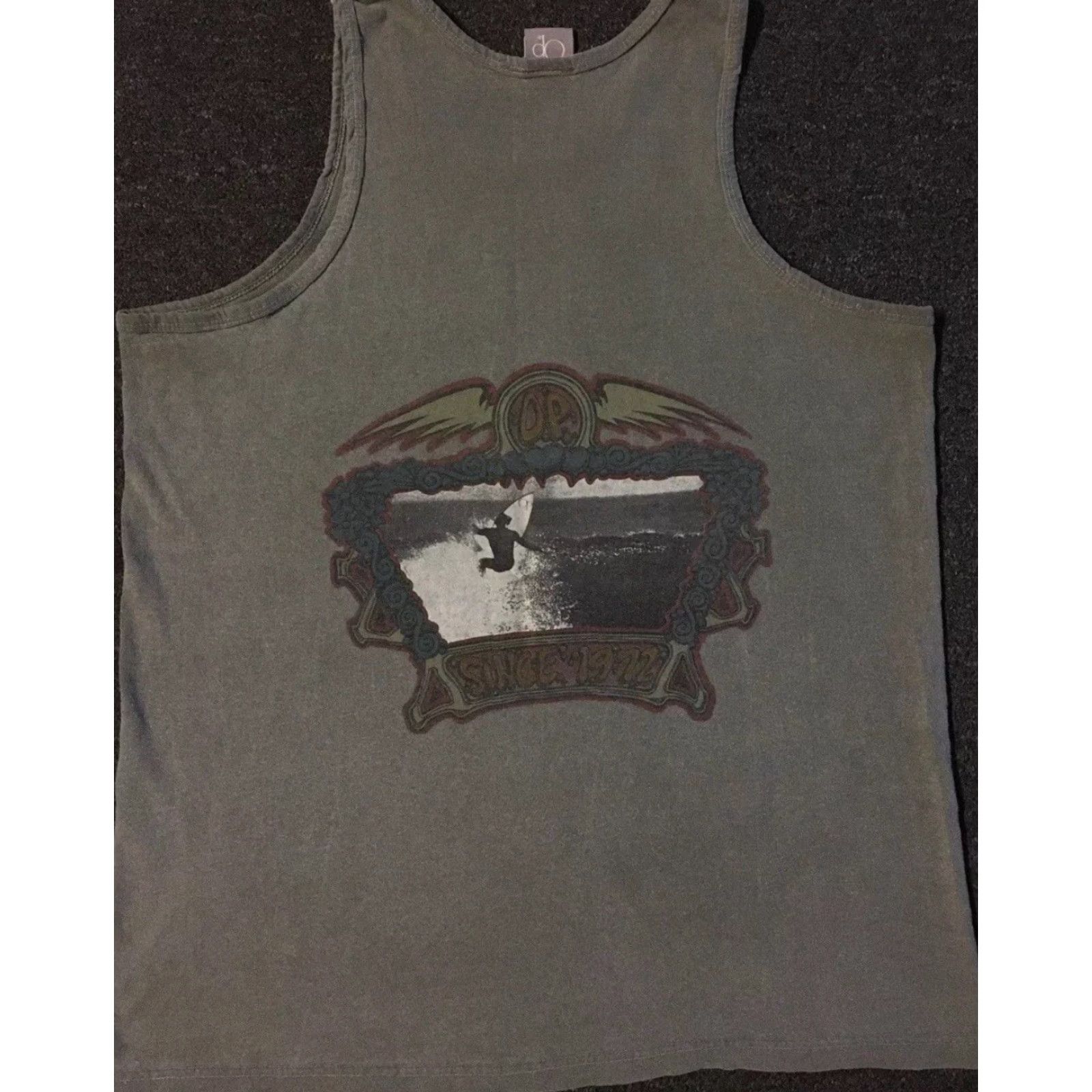 Billabong VINTAGE Ocean Pacific 90s Faded Distress Tank Top L Green Billabong Men T-Shirt Graphic Tee Surf Surfing Beach Ocean Pacific Grunge 90s Mens Size US L / EU 52-54 / 3 - 2 Thumbnail