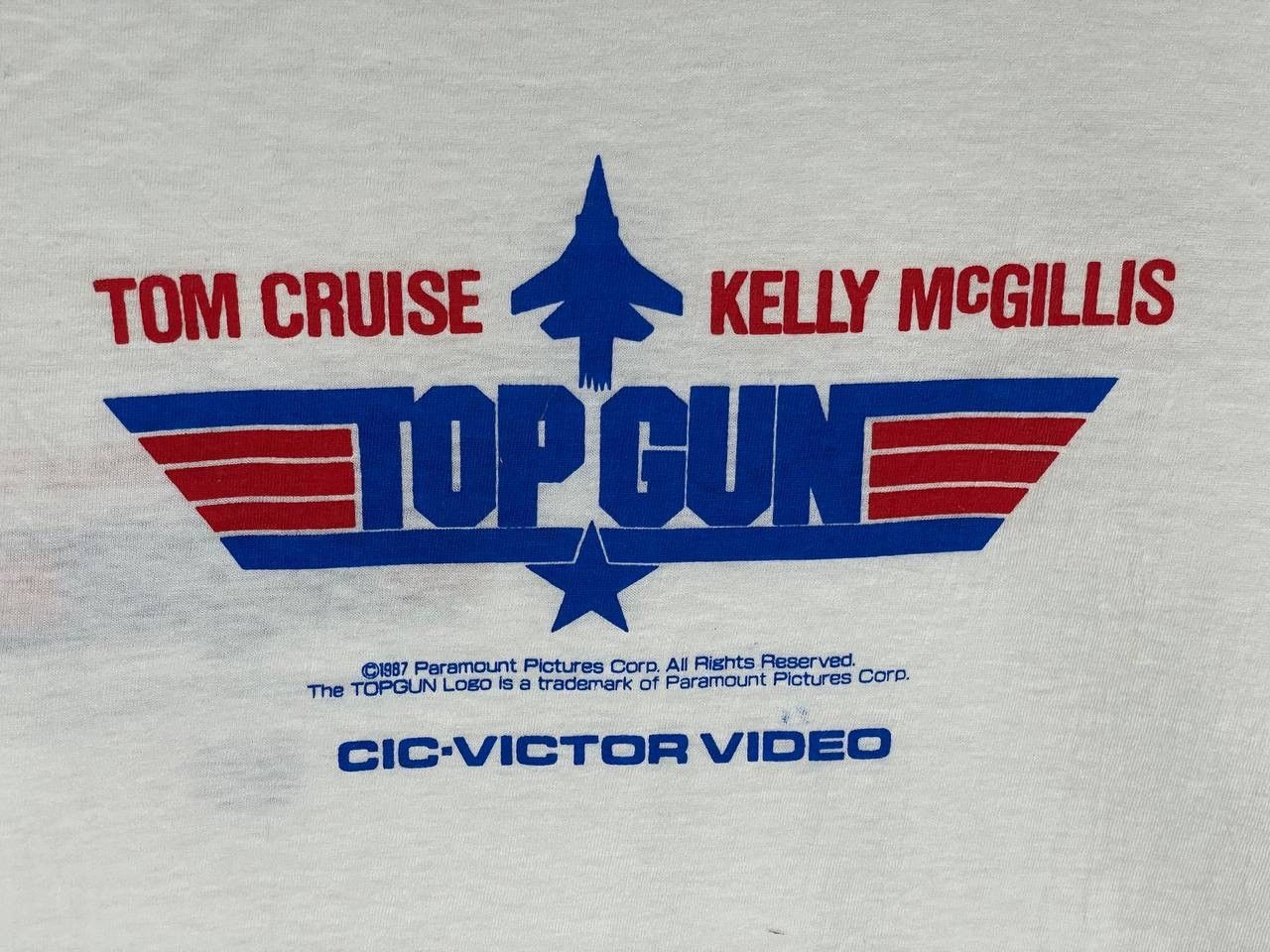 Vintage Vintage 1987 Top gun movie tom cruise kelly mcgillis Size US M / EU 48-50 / 2 - 7 Thumbnail