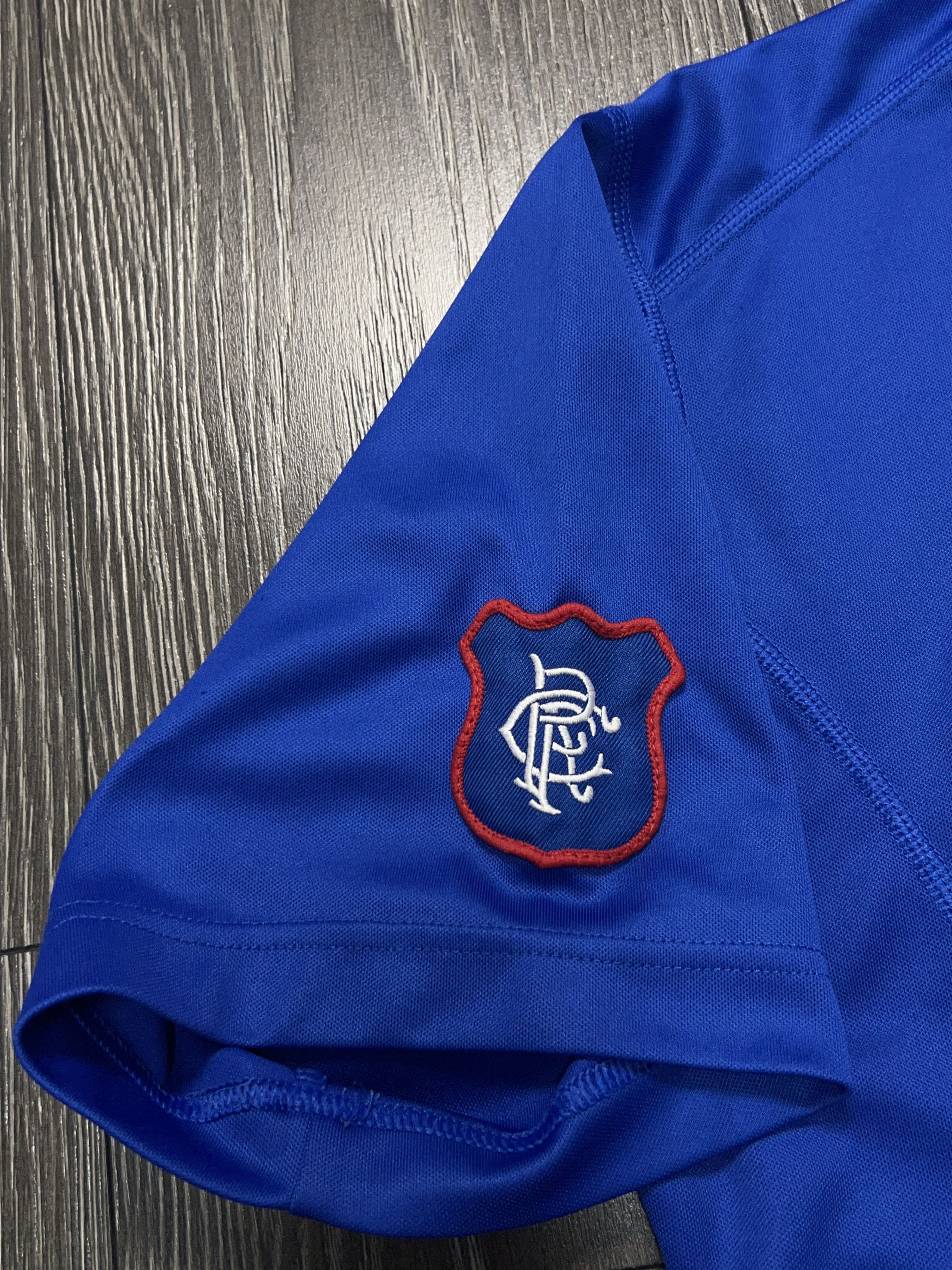 Nike Rangers 1997/1998/99 Pre Match Football Soccer Shirt Jersey Size US M / EU 48-50 / 2 - 6 Thumbnail