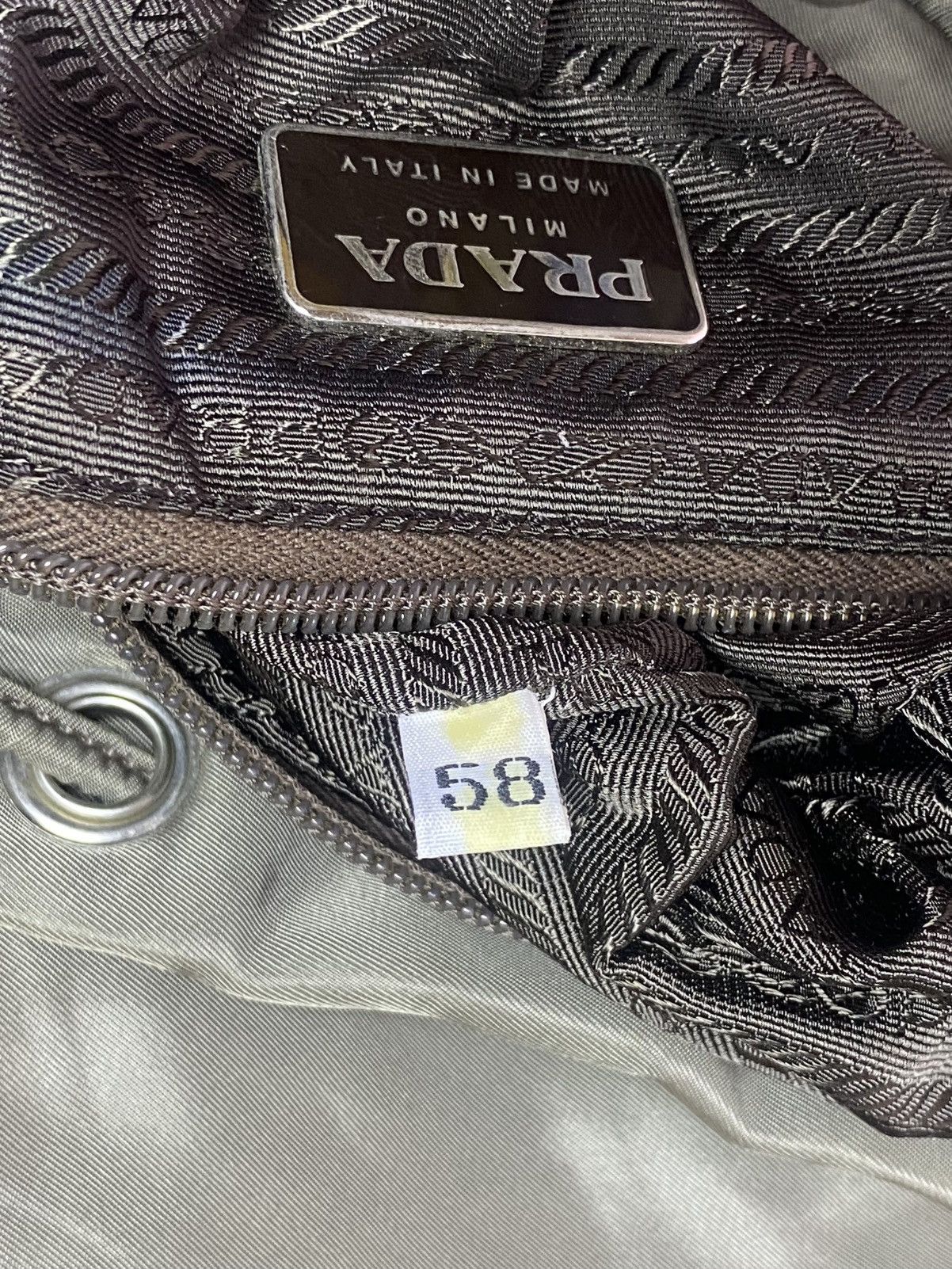 Prada Prada Tessuto Olive Green Nylon Backpack Size ONE SIZE - 5 Thumbnail