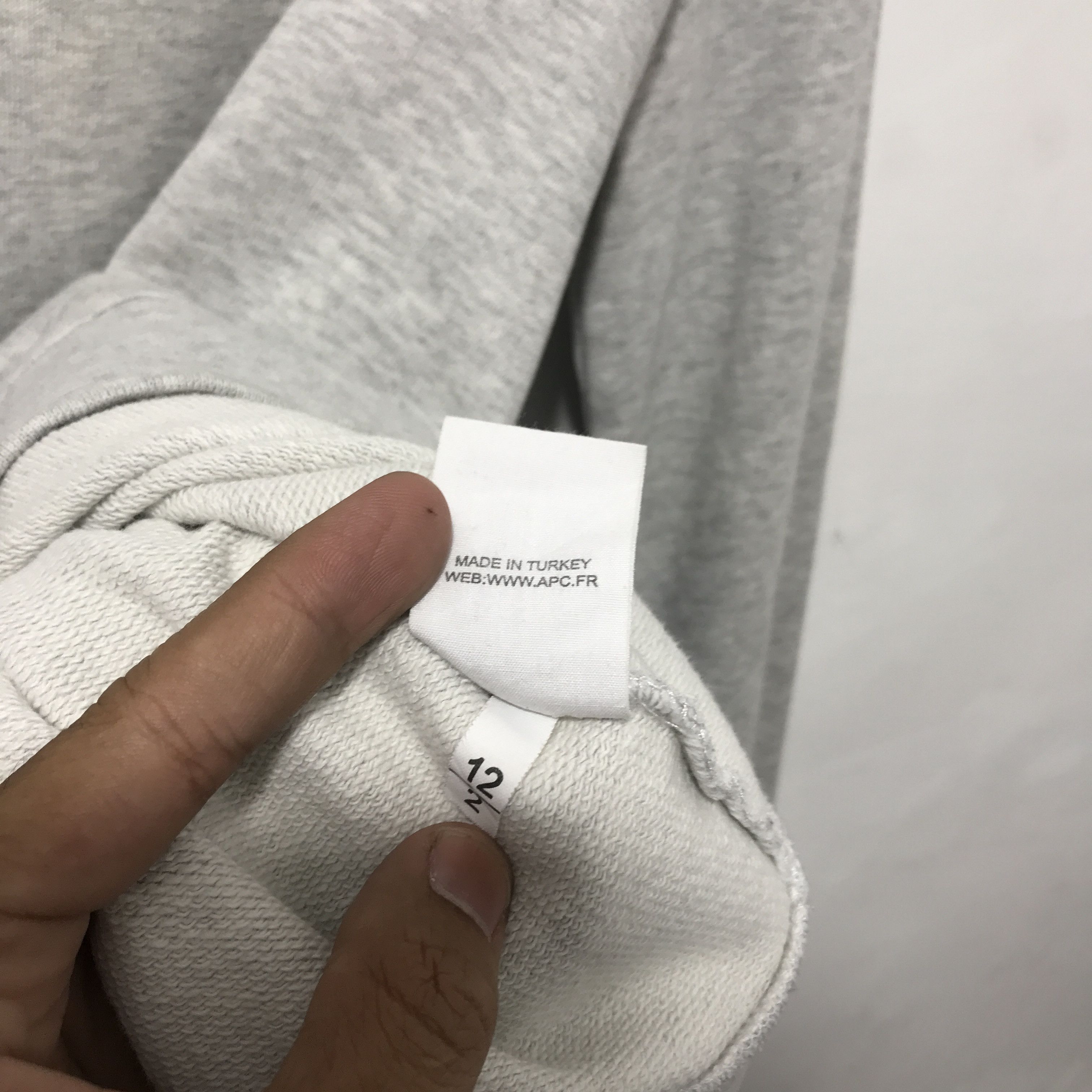 A.P.C. APC BIG LOGO UNISEX SWEATERS GREY Size S / US 4 / IT 40 - 7 Thumbnail