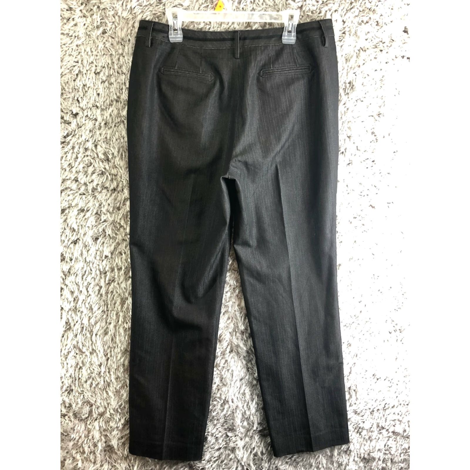 Vintage Larry Levine Womens Size 14 Gray Slack Dress Pants Polyester Rayon Spandex Dress Pants Womens 14 Gray Time: 00:00:00 Size 36" / US 14 / IT 50 - 5 Thumbnail