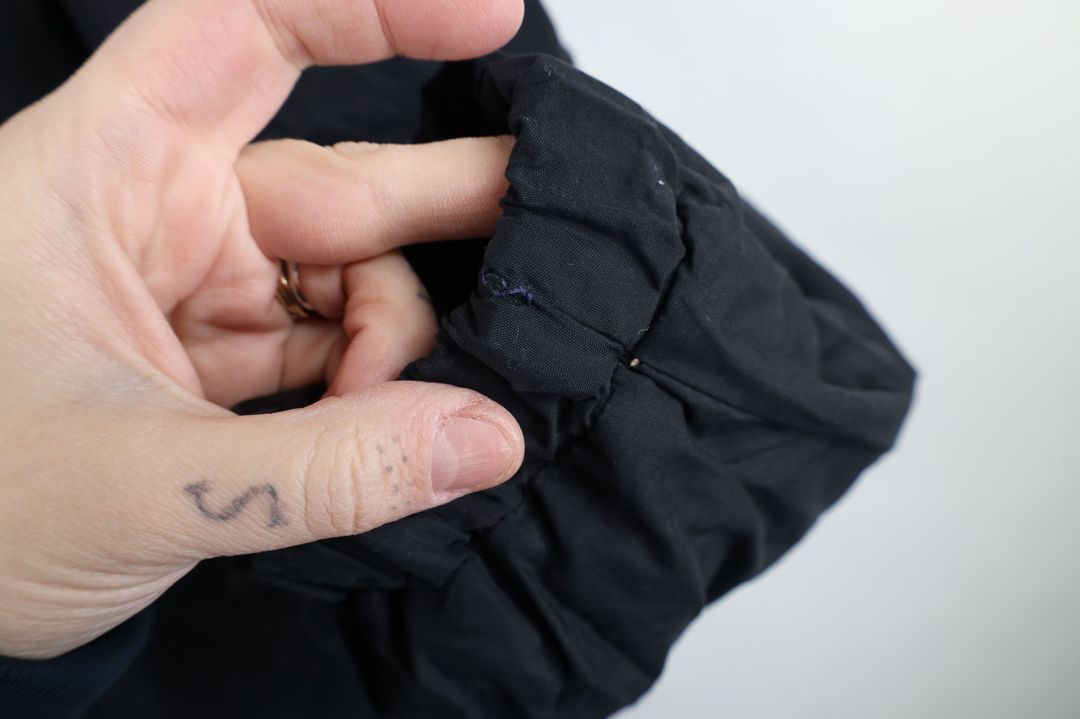 Vintage Vintage 90s Streetwear Down Insulated Puffer Jacket Black Size US L / EU 52-54 / 3 - 6 Thumbnail