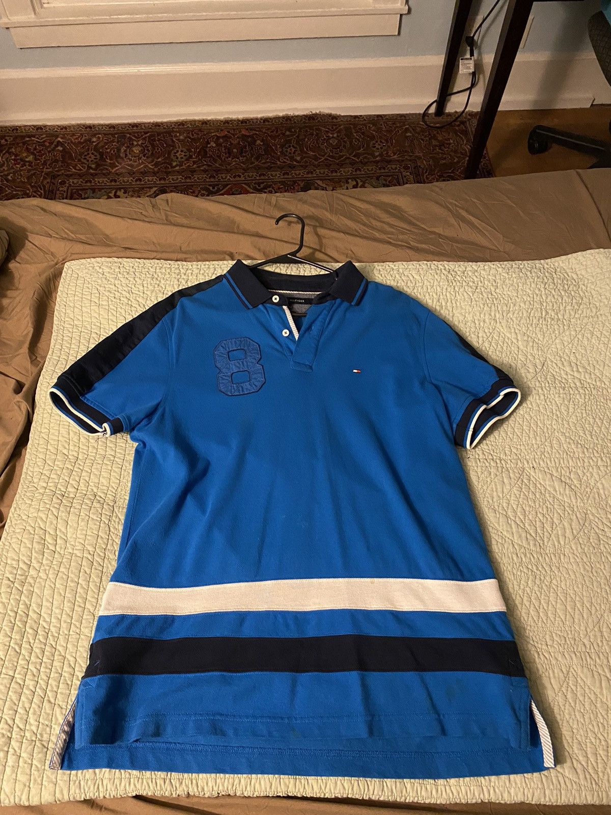 Tommy Hilfiger × Tommy Jeans × Vintage VTG Tommy Hilfiger Polo T-Shirt Men’s Size US L / EU 52-54 / 3 - 1 Thumbnail