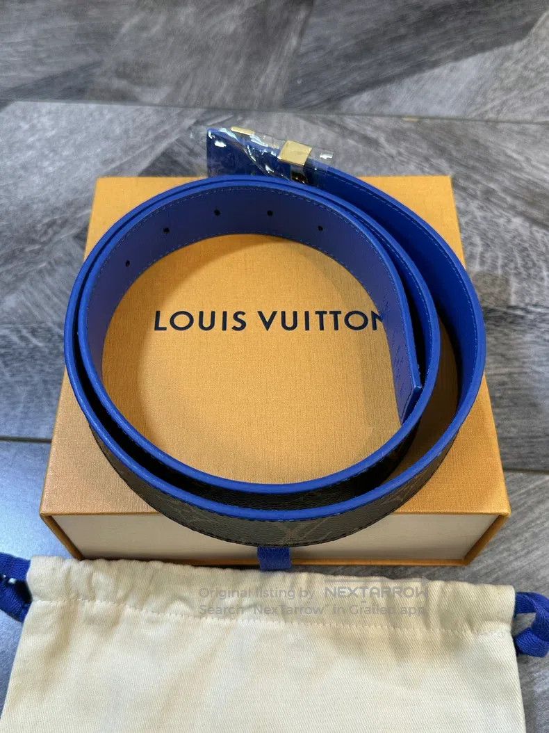 Louis Vuitton Louis Vuitton size 90 Classic presbyopic gold toe belt Size ONE SIZE - 7 Thumbnail
