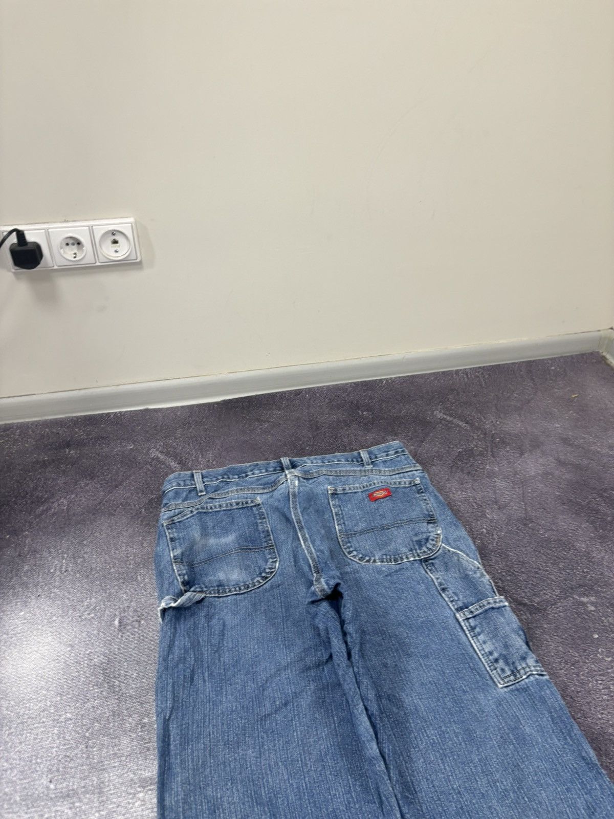 Dickies Vintage Dickies Y2K Carpenter Blue Work Denim Baggy Jeans Size US 38 / EU 54 - 5 Thumbnail