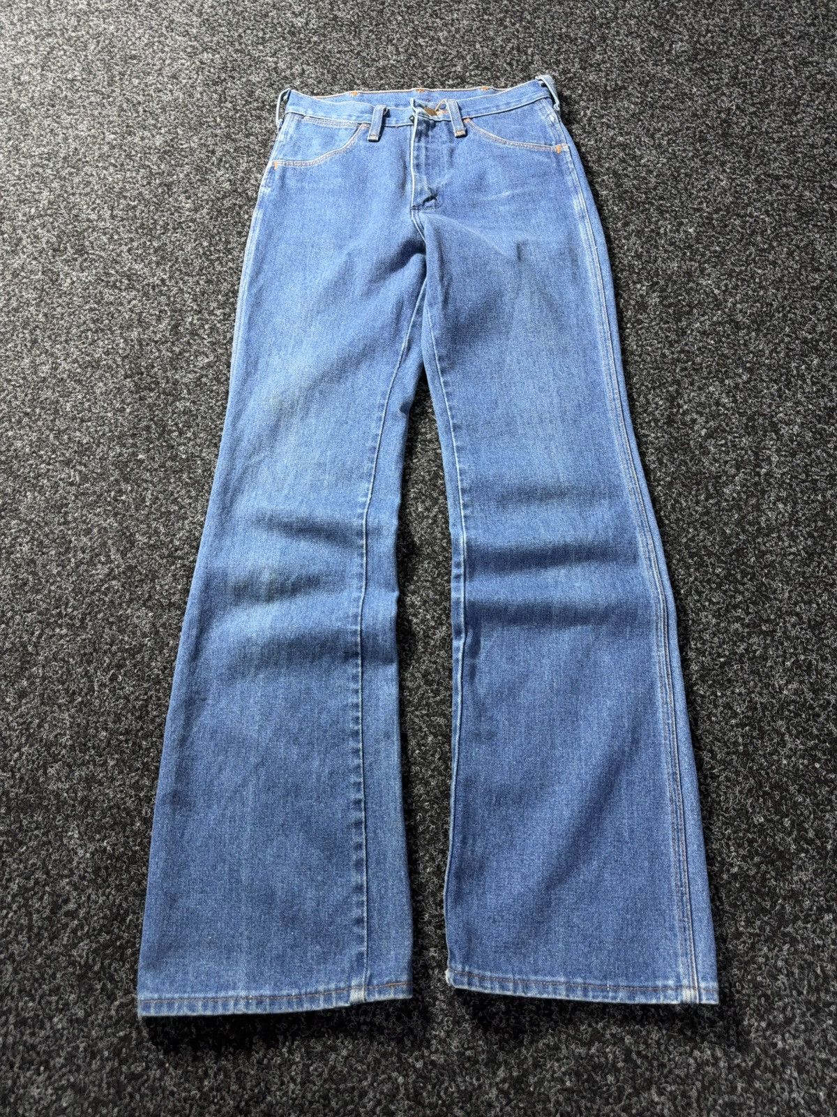 Wrangler 70s Rare Retro Vintage Blue Bootcut Flared Jeans