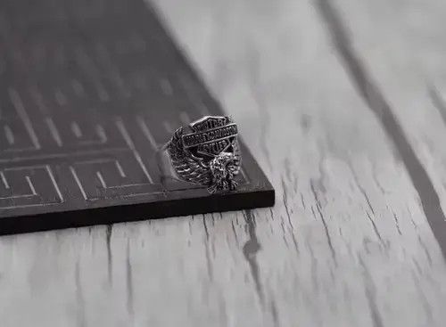 Japanese Brand Silver 925 Harley adjustable ring Size ONE SIZE - 3 Thumbnail